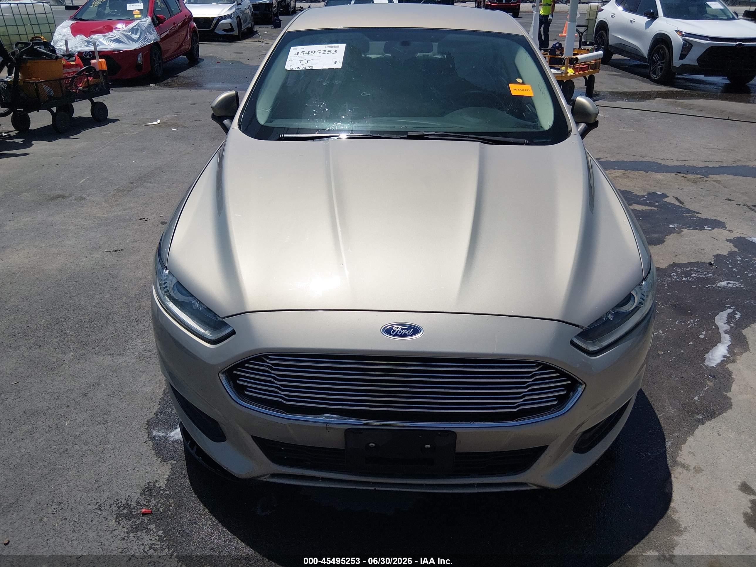 2015 Ford Fusion S Gold vin: 3FA6P0G77FR119204