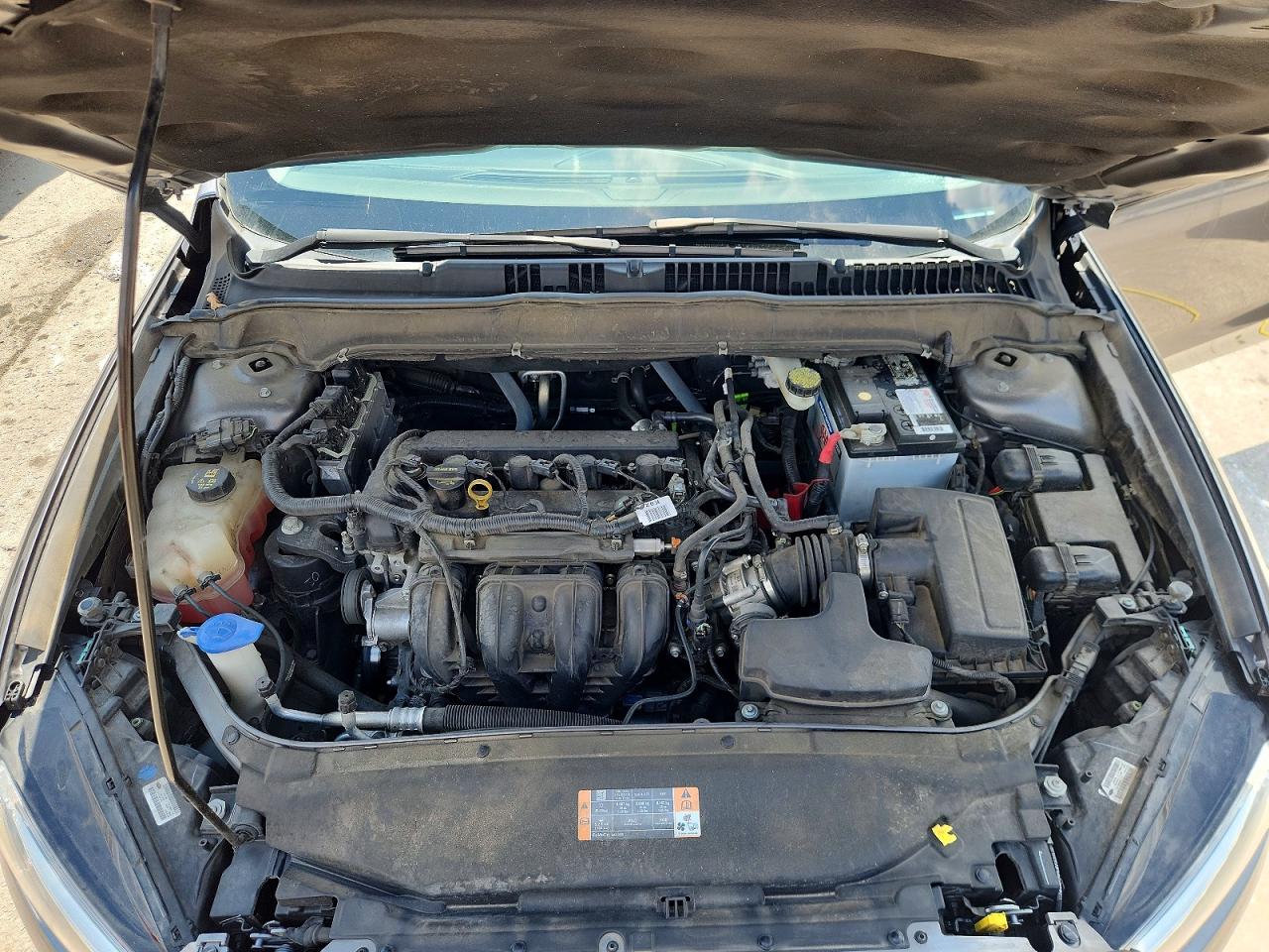 2013 Ford Fusion S Gray vin: 3FA6P0G78DR169655