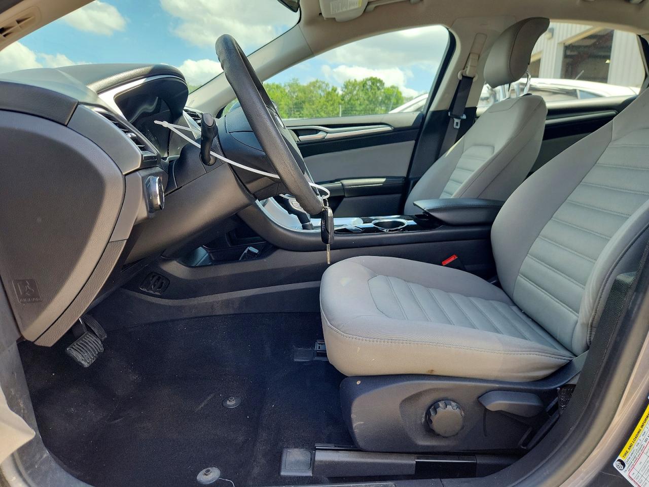 2013 Ford Fusion S Gray vin: 3FA6P0G78DR169655