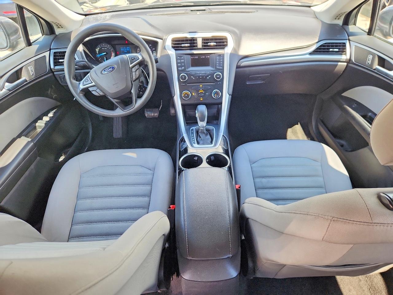 2013 Ford Fusion S Gray vin: 3FA6P0G78DR169655