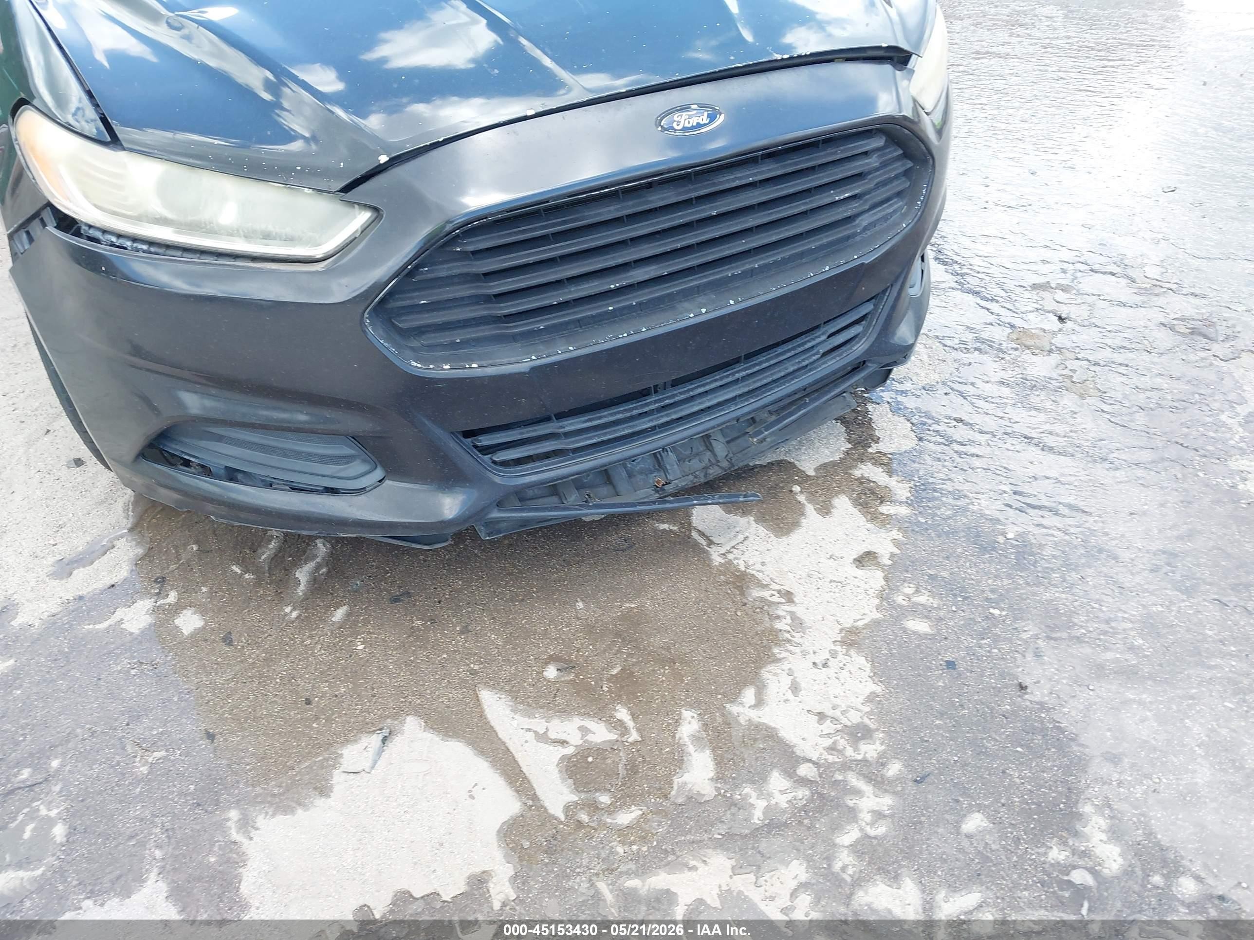 2013 Ford Fusion S Black vin: 3FA6P0G78DR198587