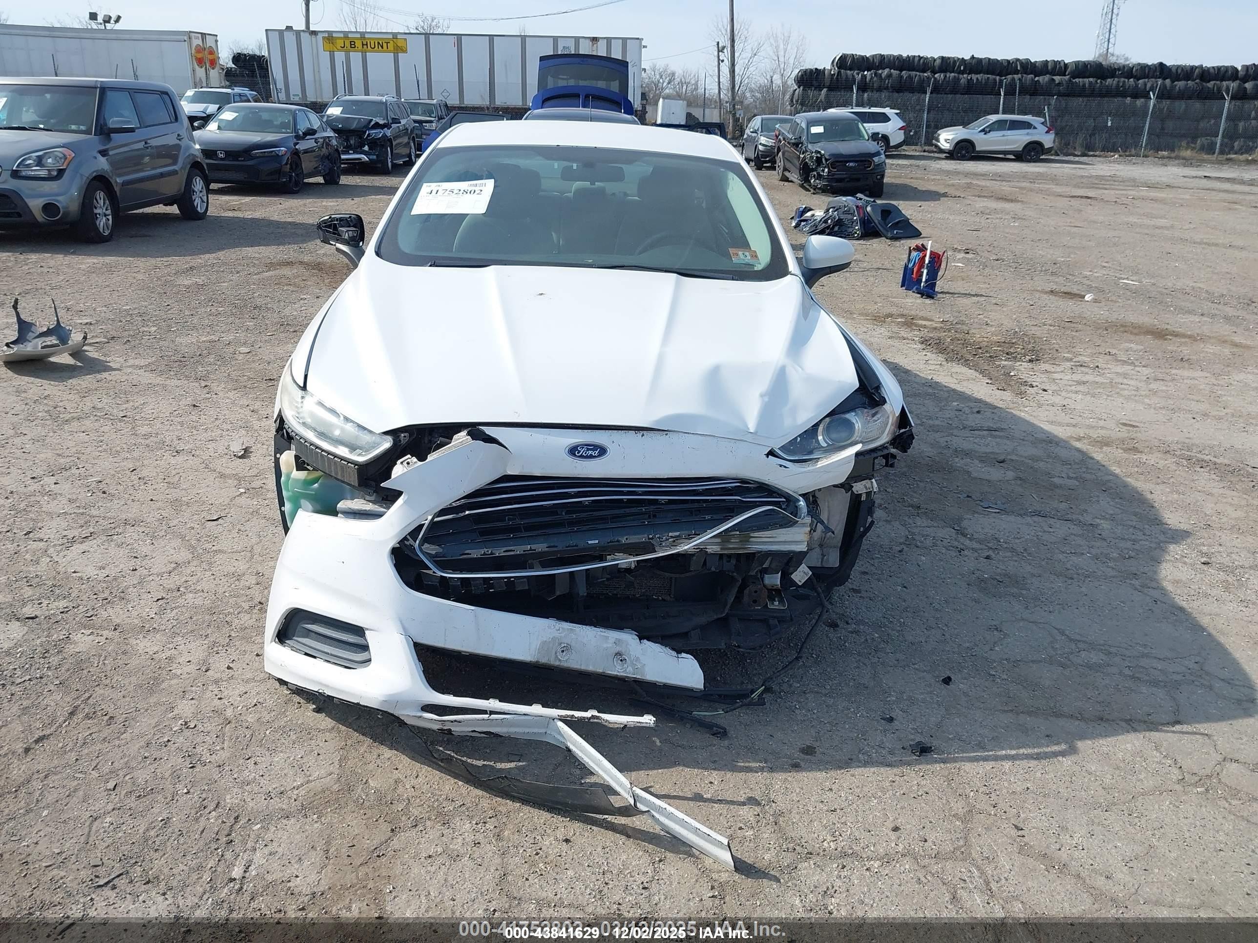 2013 Ford Fusion S White vin: 3FA6P0G78DR266211