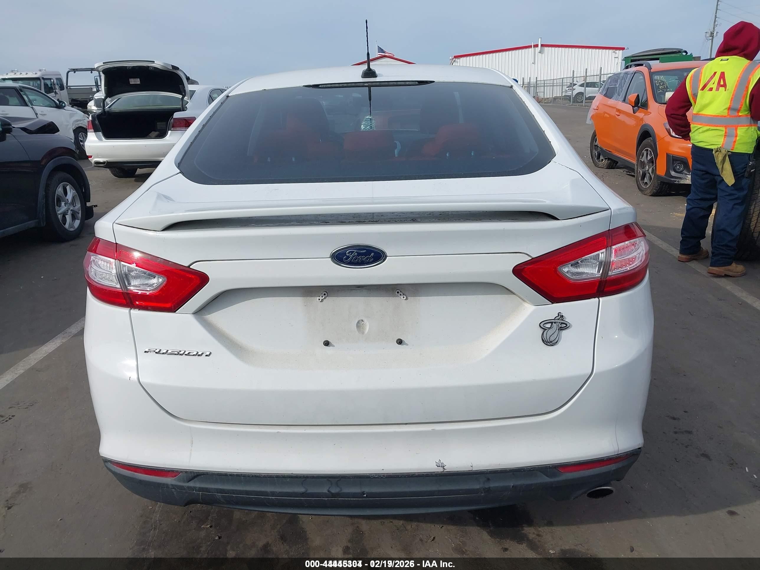 2013 Ford Fusion S White vin: 3FA6P0G78DR283123