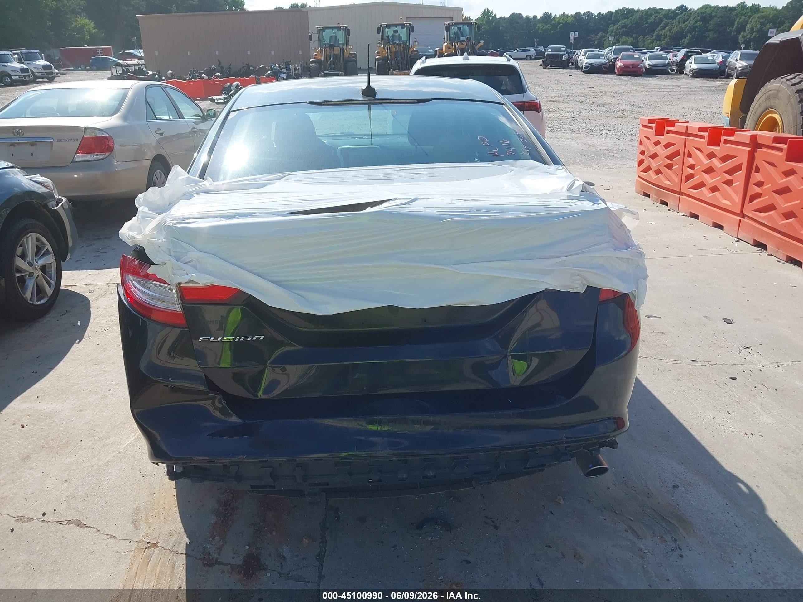 2013 Ford Fusion S Black vin: 3FA6P0G78DR317416