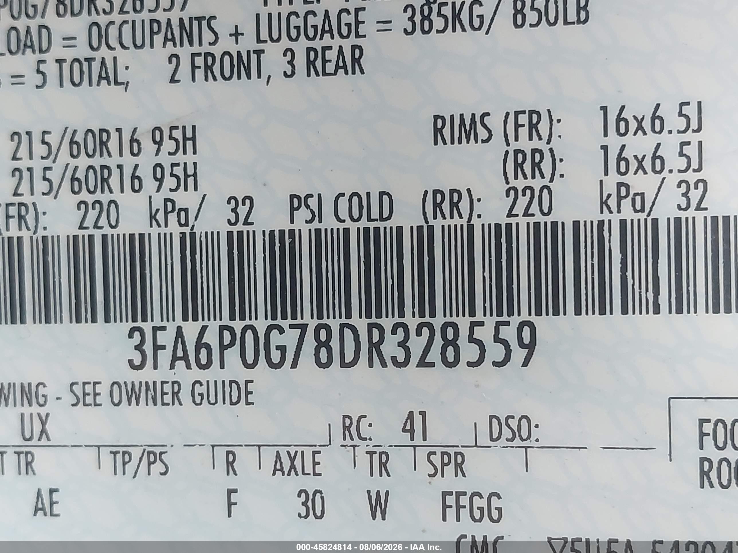 2013 Ford Fusion S Silver vin: 3FA6P0G78DR328559