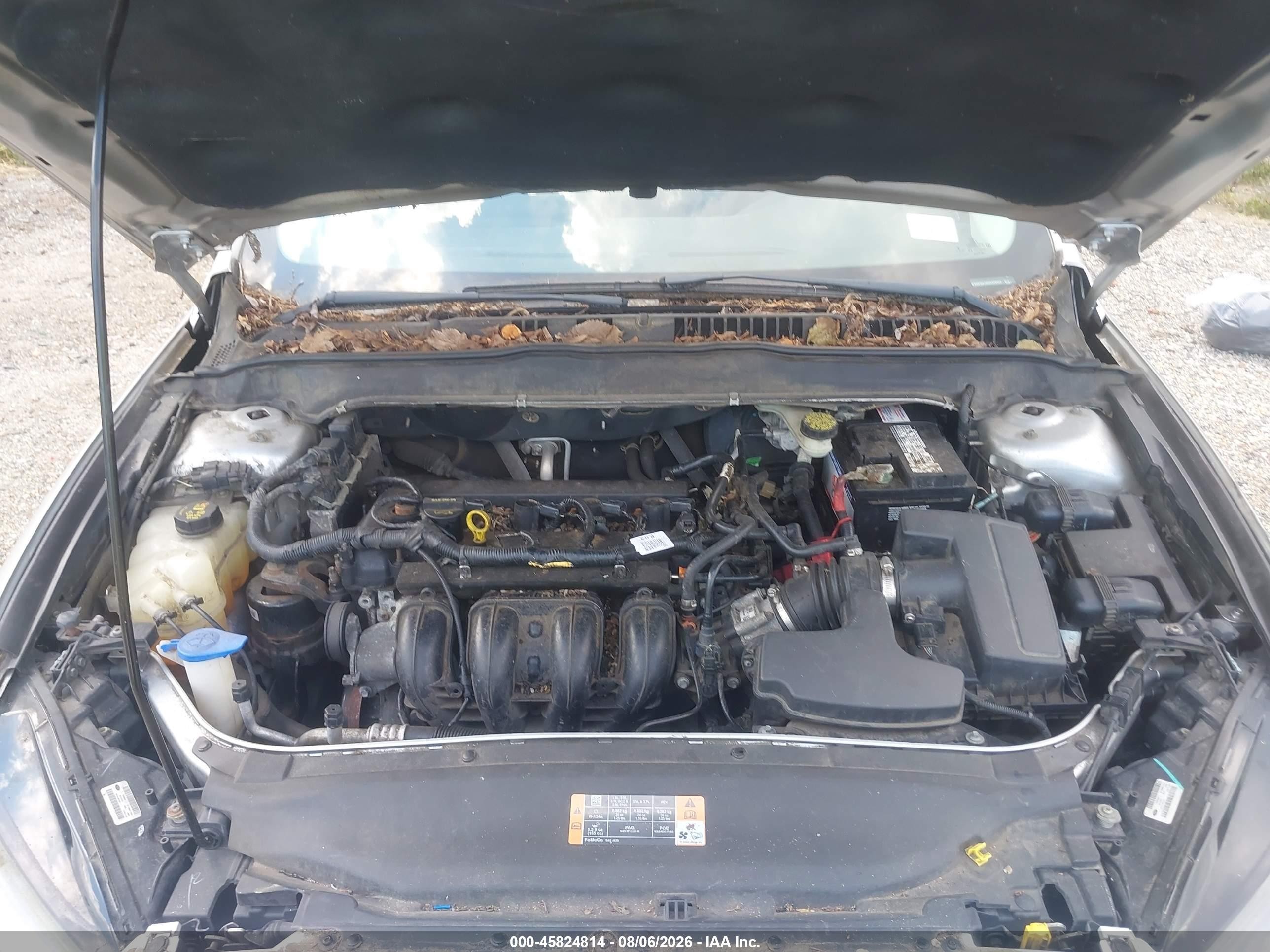 2013 Ford Fusion S Silver vin: 3FA6P0G78DR328559