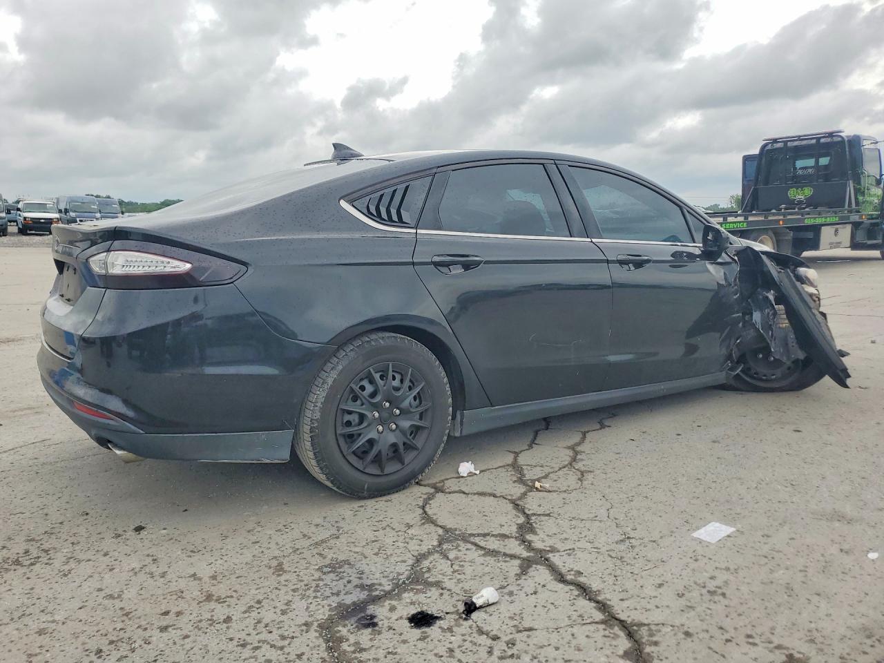 2013 Ford Fusion S Black vin: 3FA6P0G78DR355633