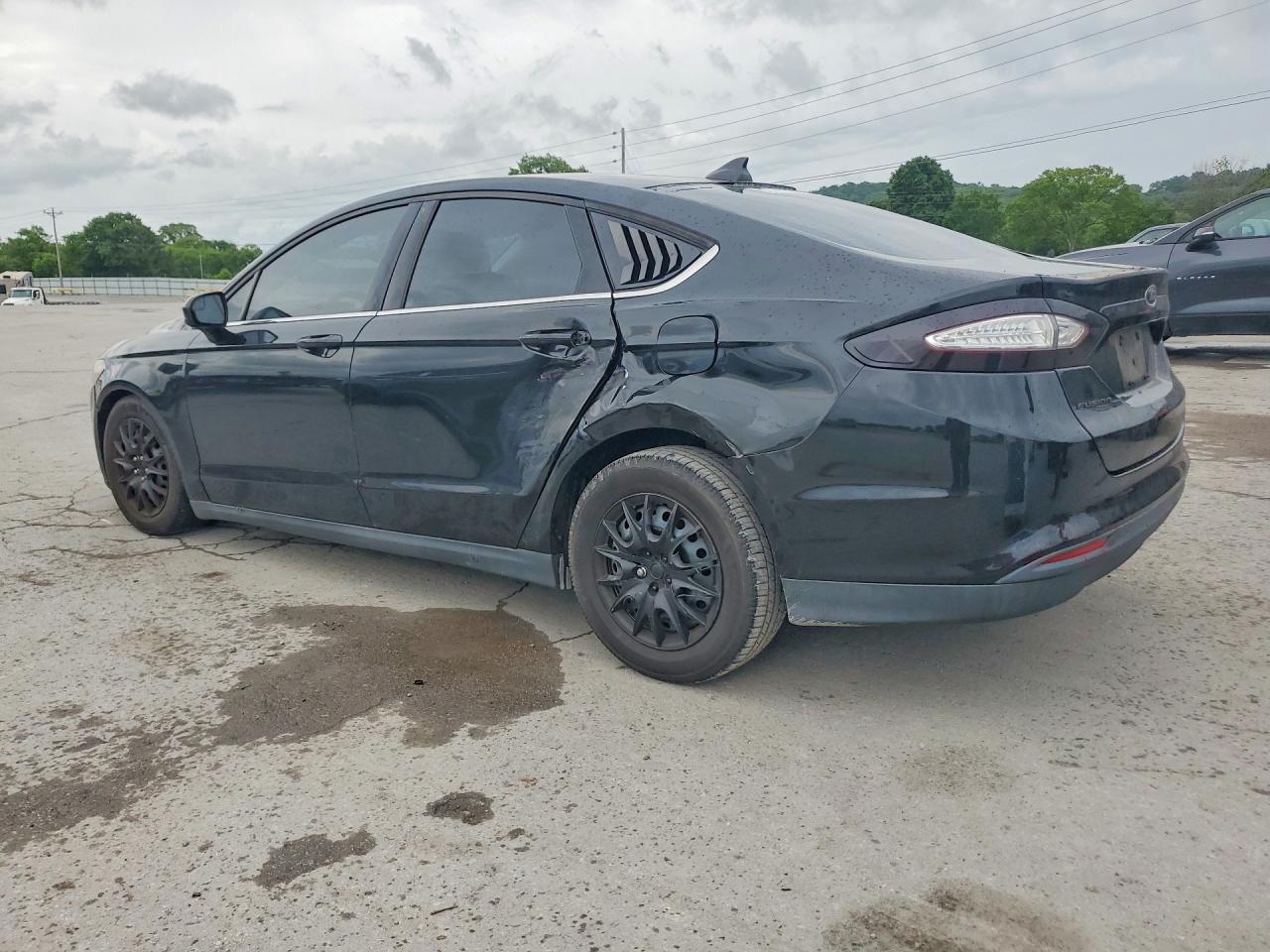 2013 Ford Fusion S Black vin: 3FA6P0G78DR355633