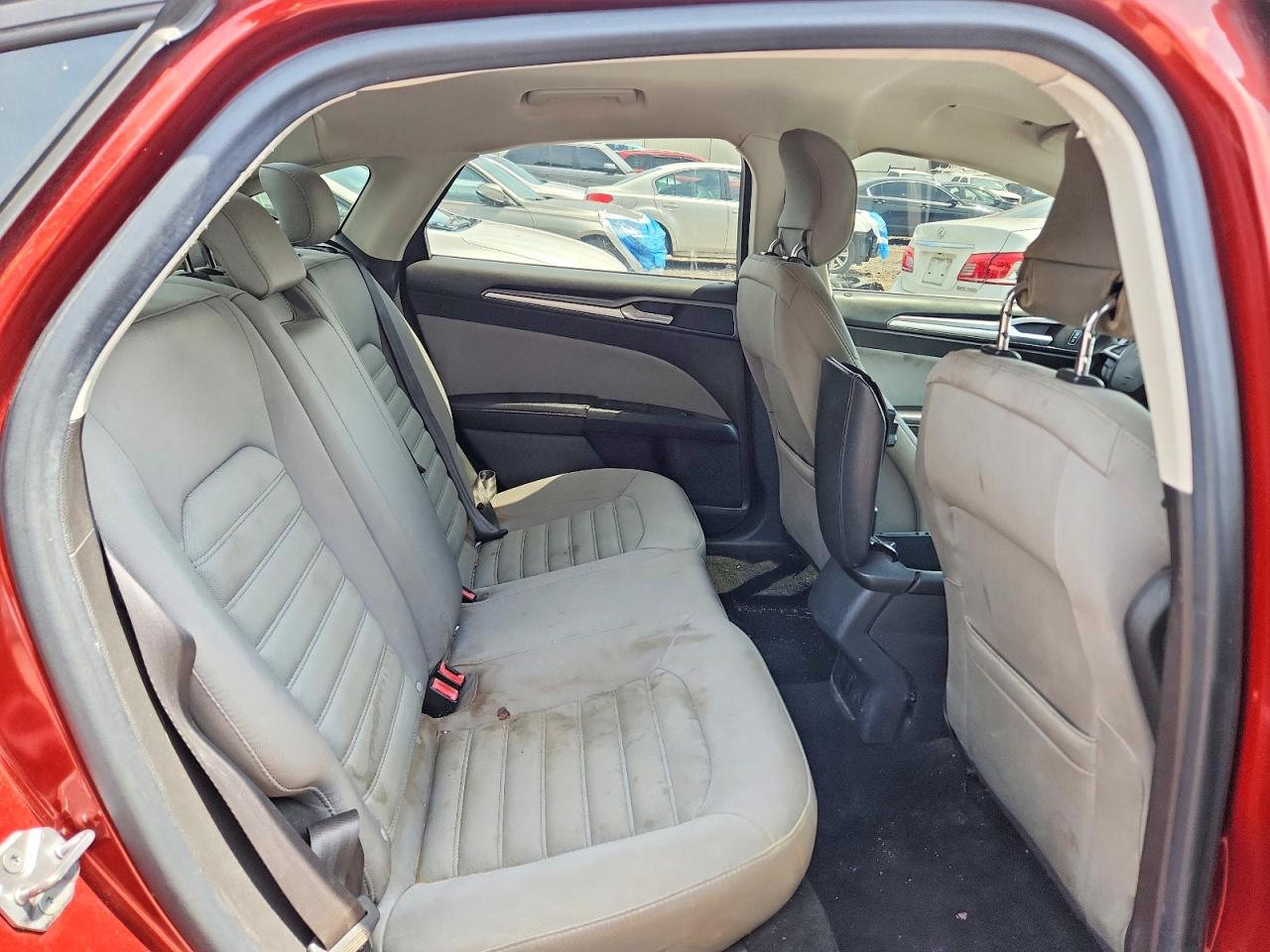 2014 Ford Fusion S Burgundy vin: 3FA6P0G78ER310984