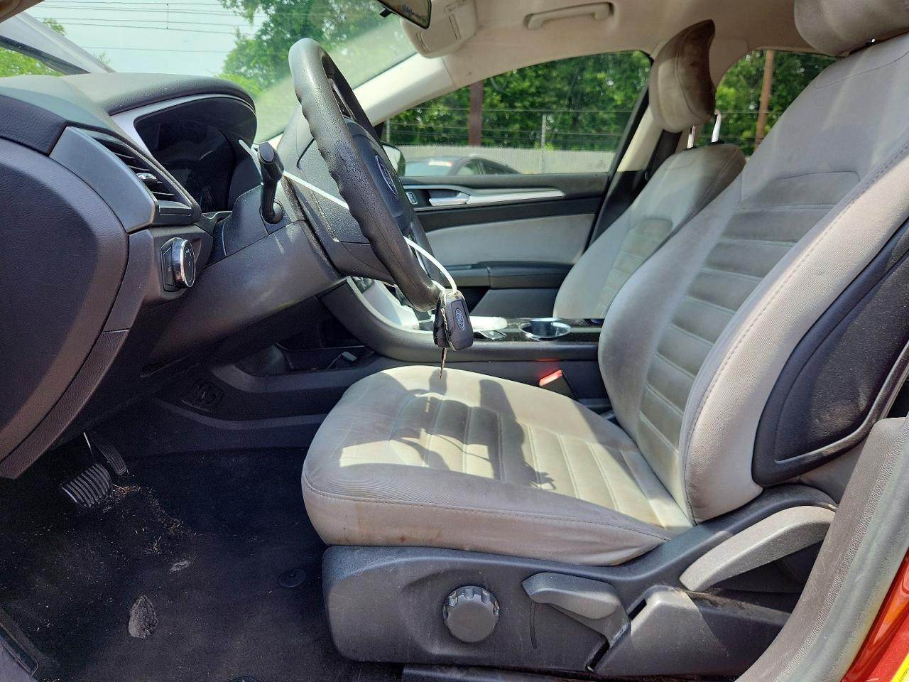 2014 Ford Fusion S Burgundy vin: 3FA6P0G78ER310984