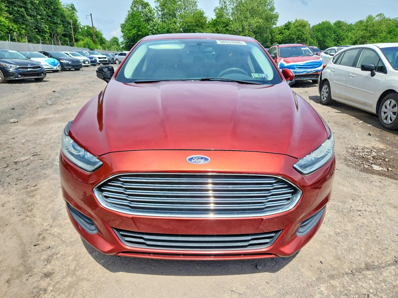 2014 Ford Fusion S Burgundy vin: 3FA6P0G78ER310984