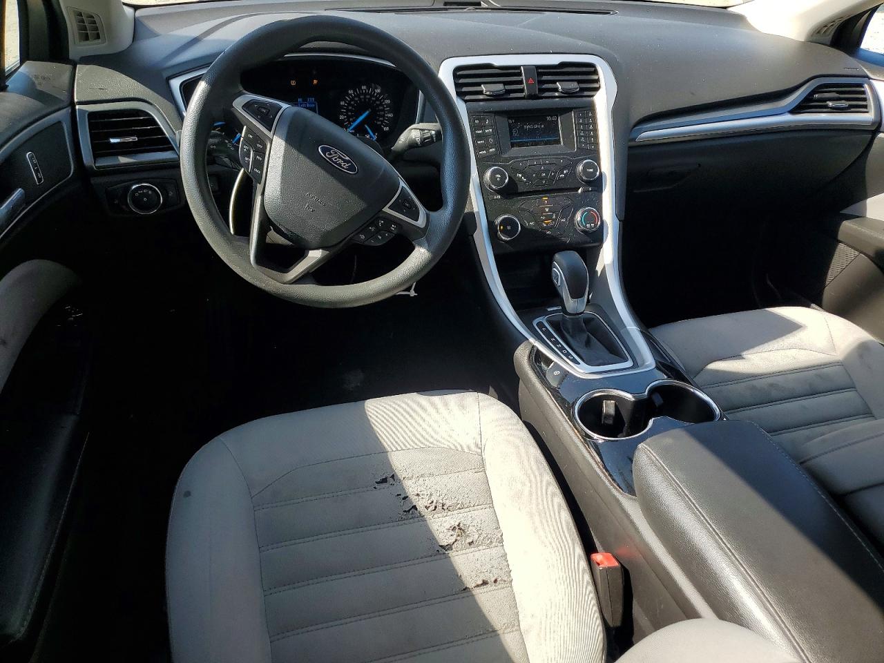 2014 Ford Fusion S Gray vin: 3FA6P0G78ER330541