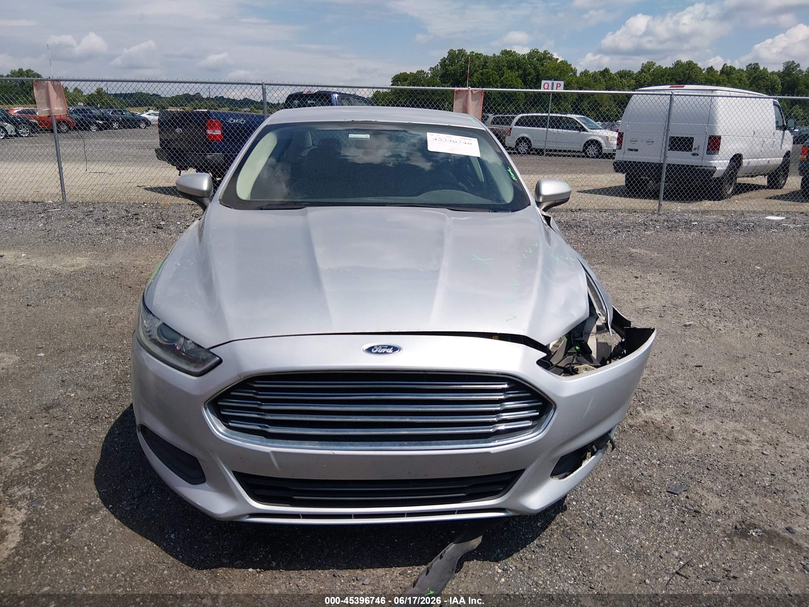 2014 Ford Fusion S Silver vin: 3FA6P0G78ER371980