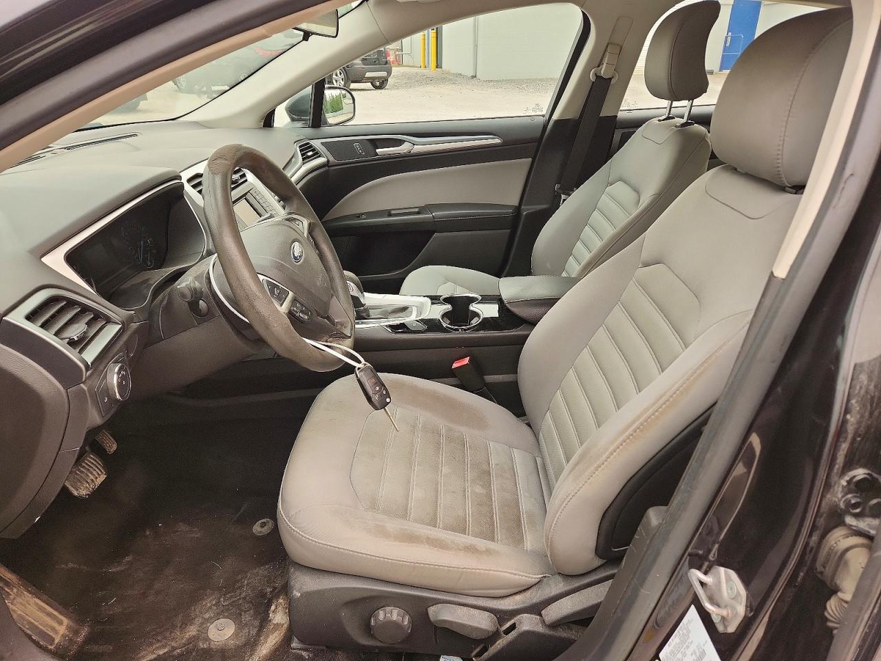 2015 Ford Fusion S Black vin: 3FA6P0G78FR202236