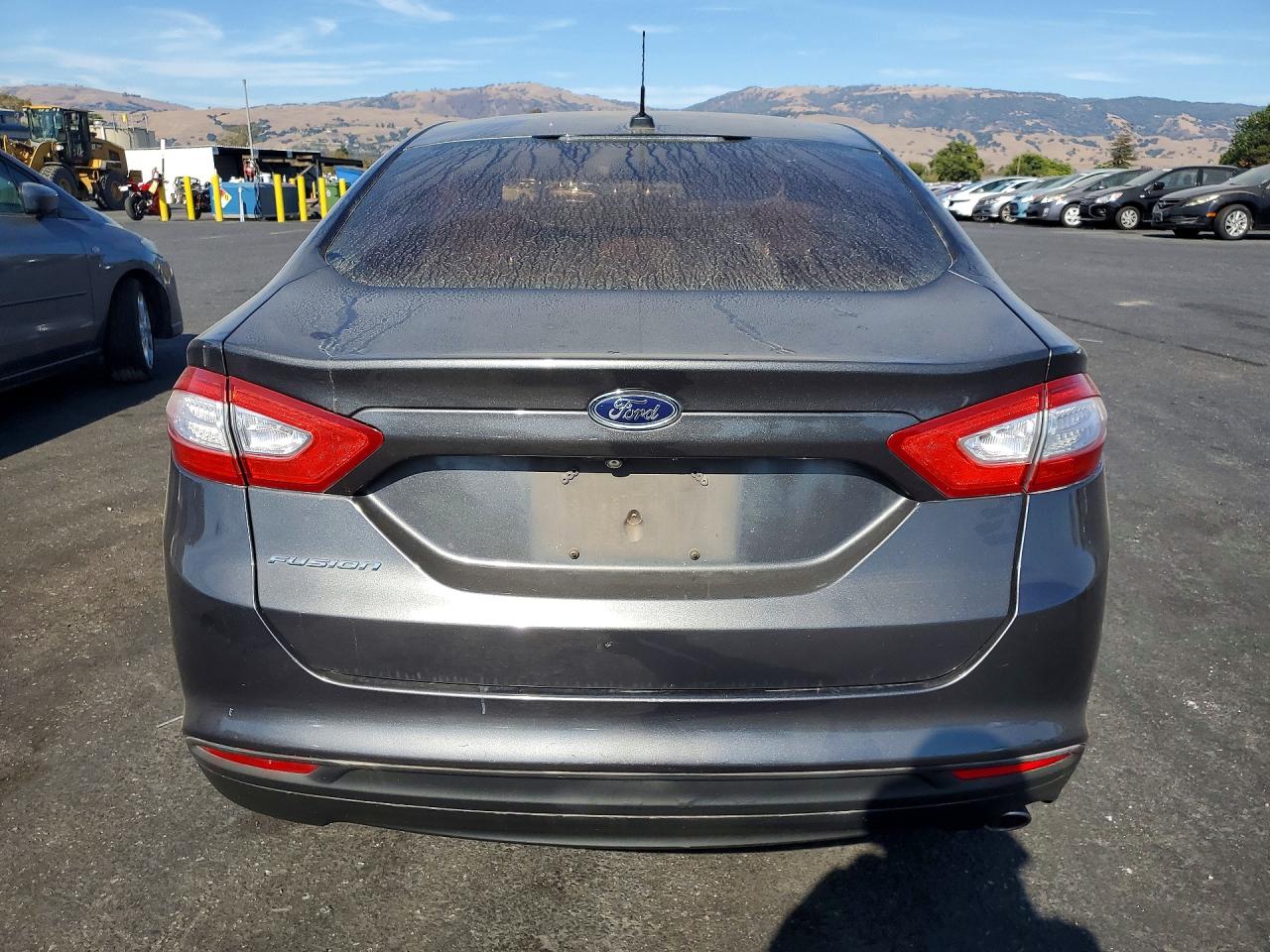 2015 Ford Fusion S Charcoal vin: 3FA6P0G78FR234703