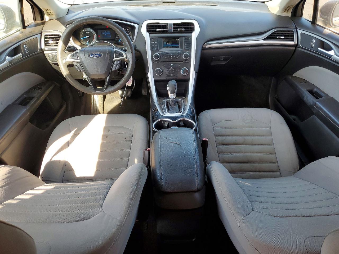 2015 Ford Fusion S Charcoal vin: 3FA6P0G78FR234703