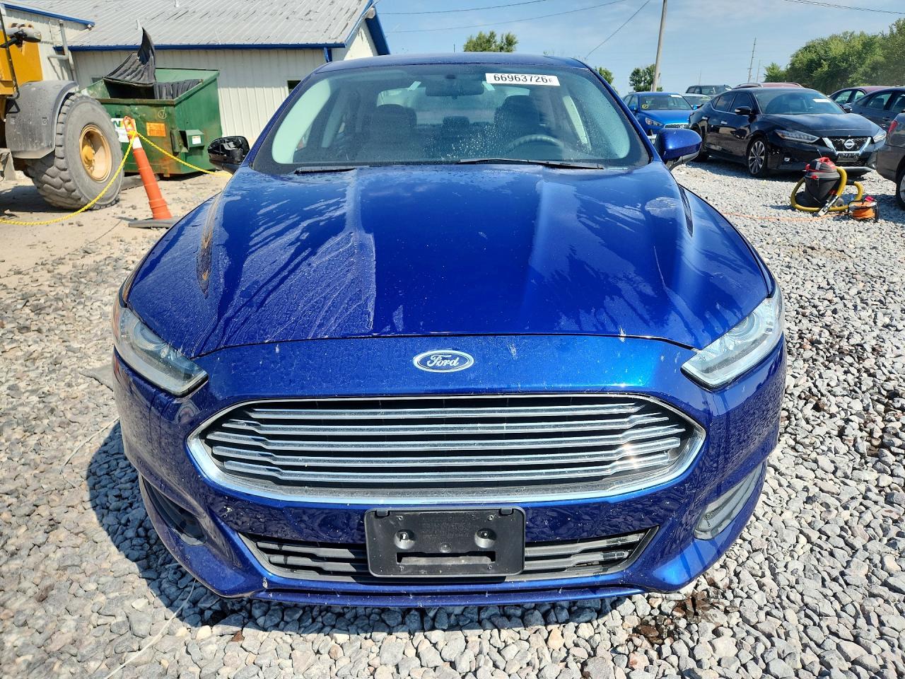 2013 Ford Fusion S Blue vin: 3FA6P0G79DR190126