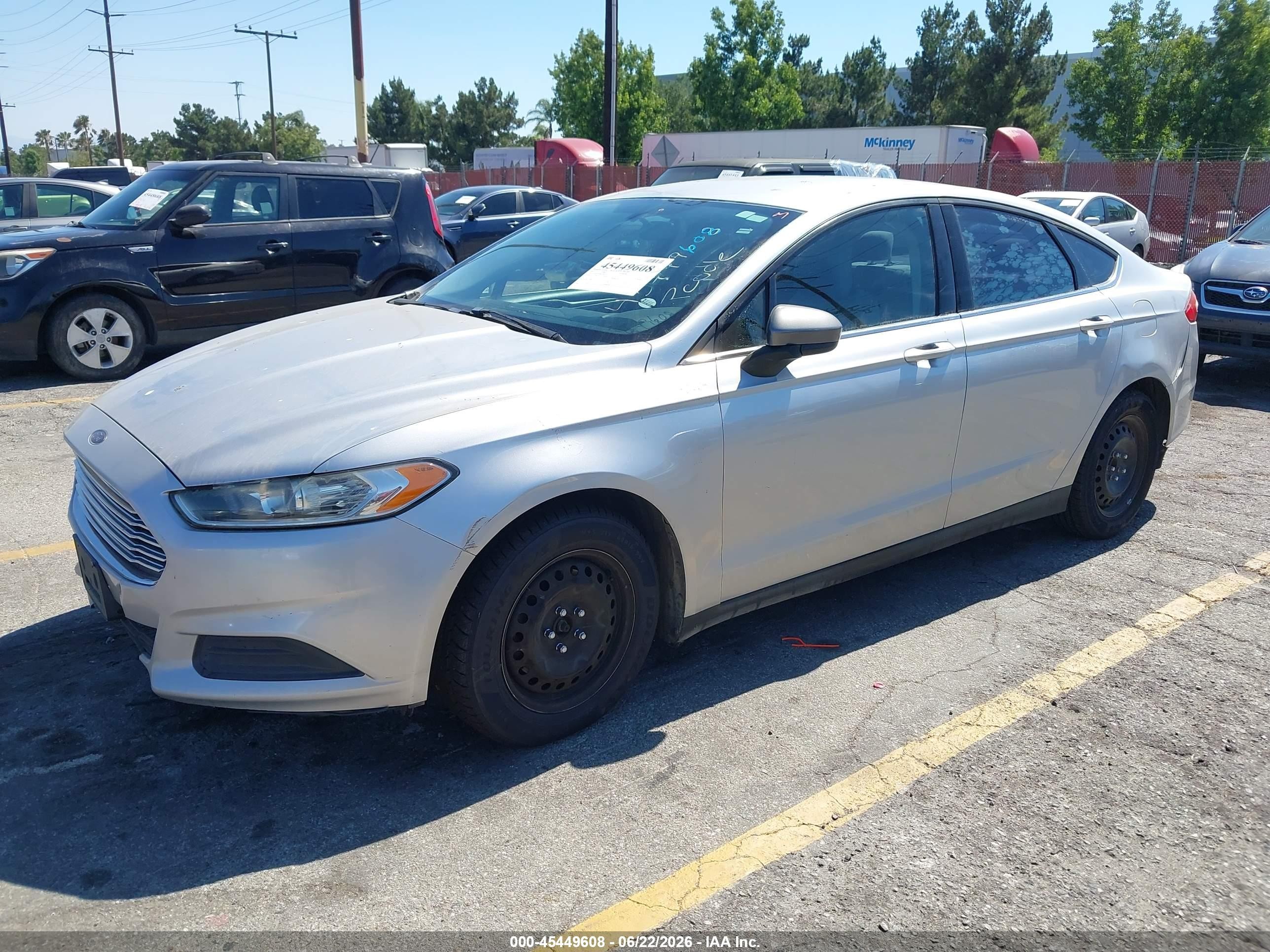 2013 Ford Fusion S Gray vin: 3FA6P0G79DR237820