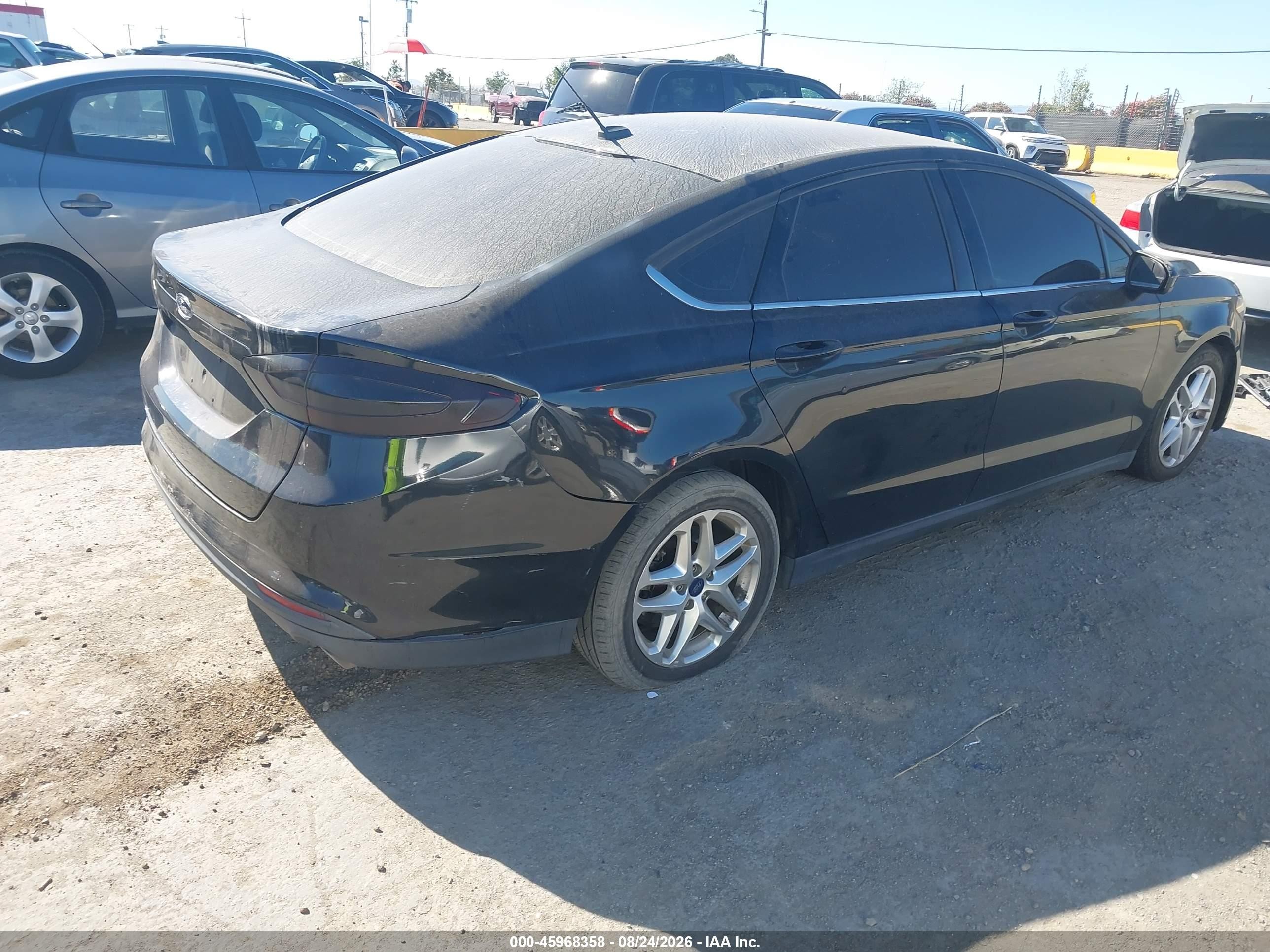 2013 Ford Fusion S Черный vin: 3FA6P0G79DR263740