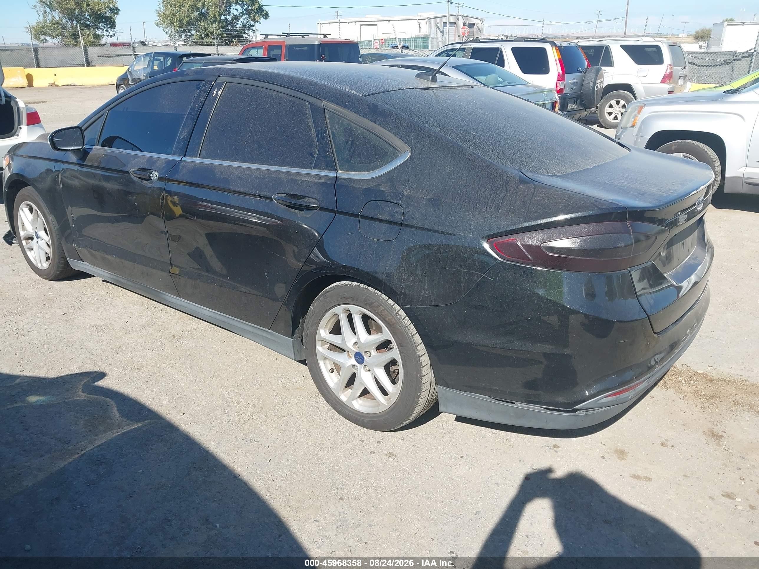 2013 Ford Fusion S Черный vin: 3FA6P0G79DR263740