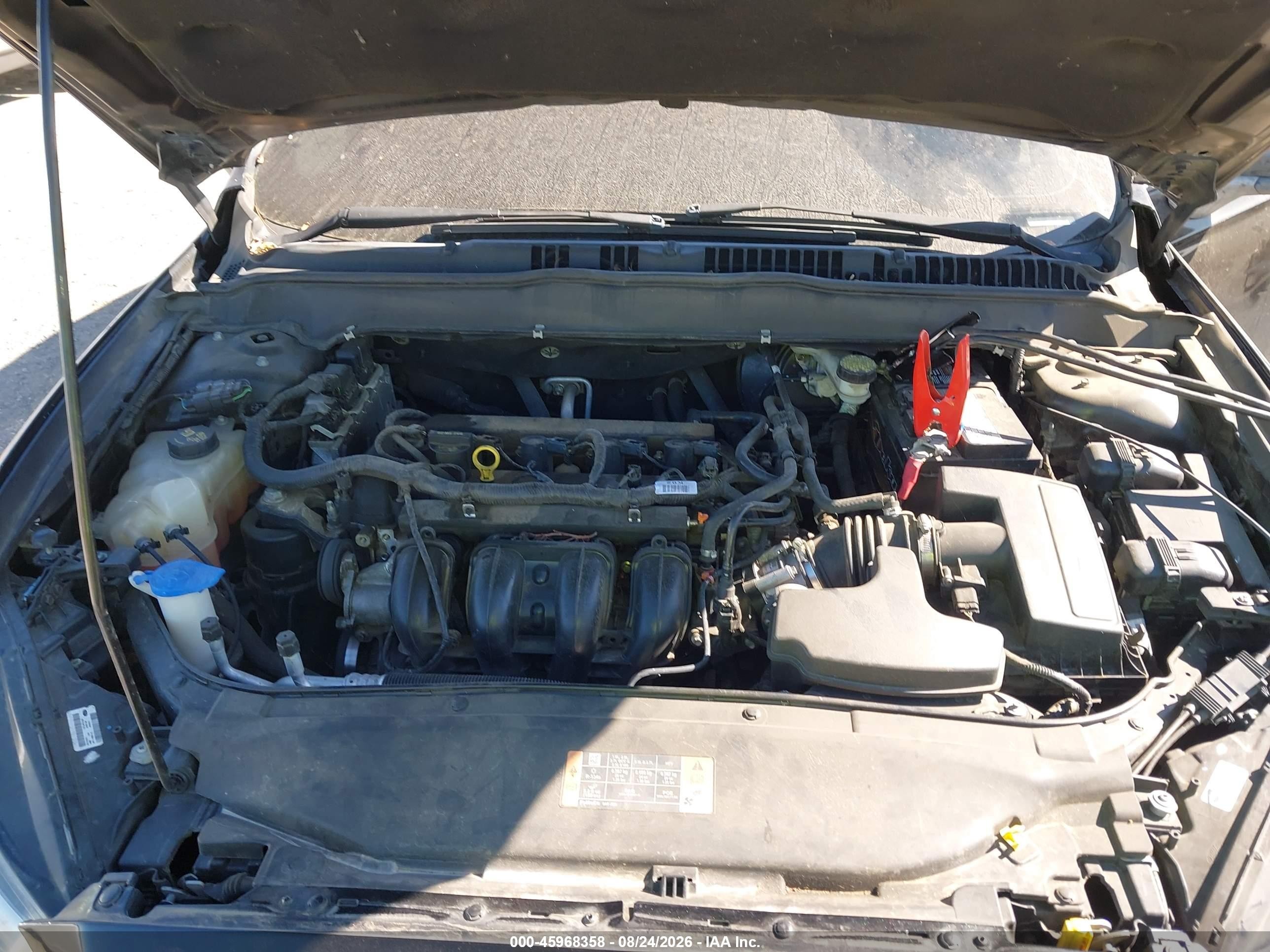 2013 Ford Fusion S Черный vin: 3FA6P0G79DR263740