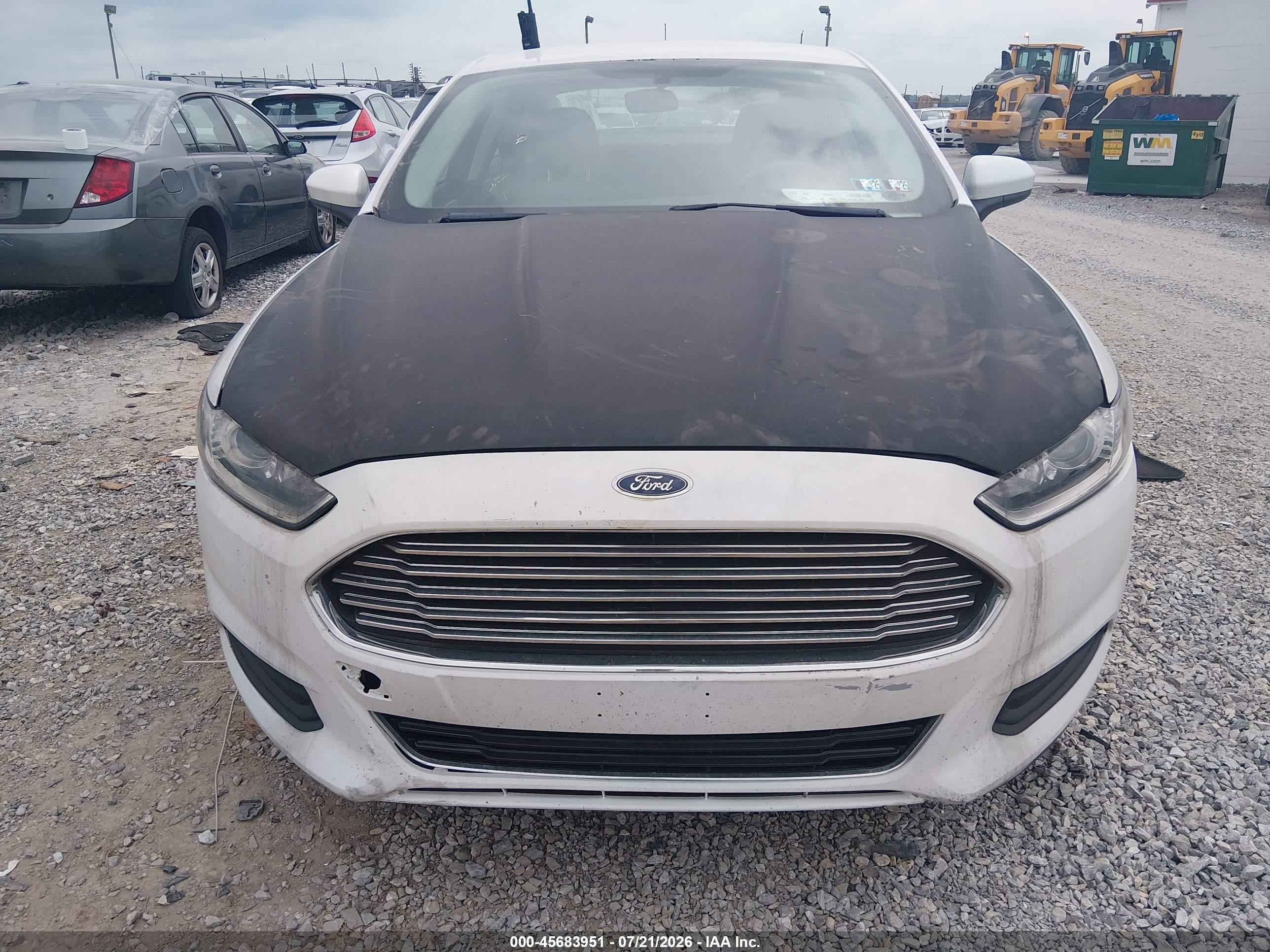 2013 Ford Fusion S Белый vin: 3FA6P0G79DR280005