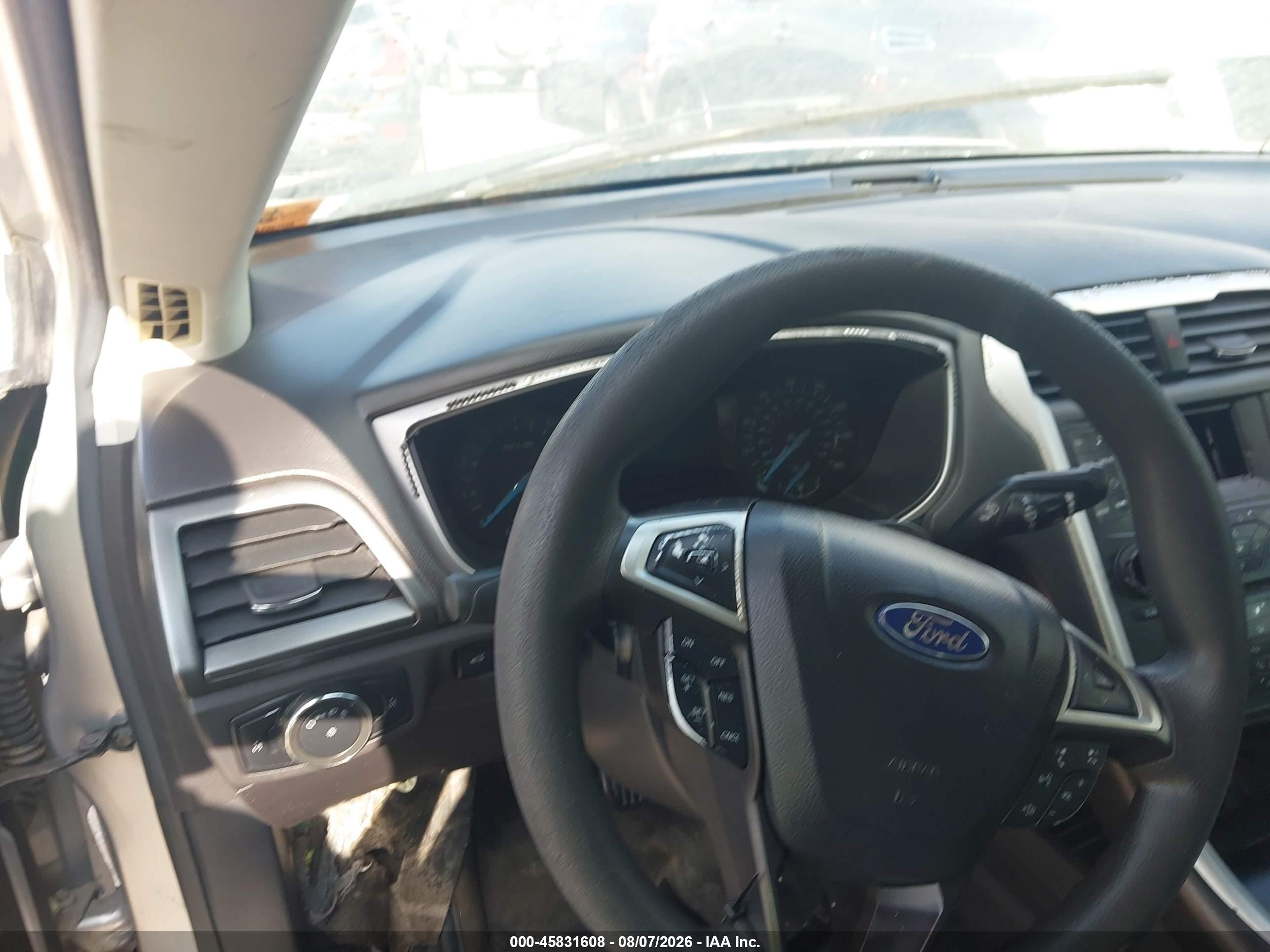 2013 Ford Fusion S Silver vin: 3FA6P0G79DR311785