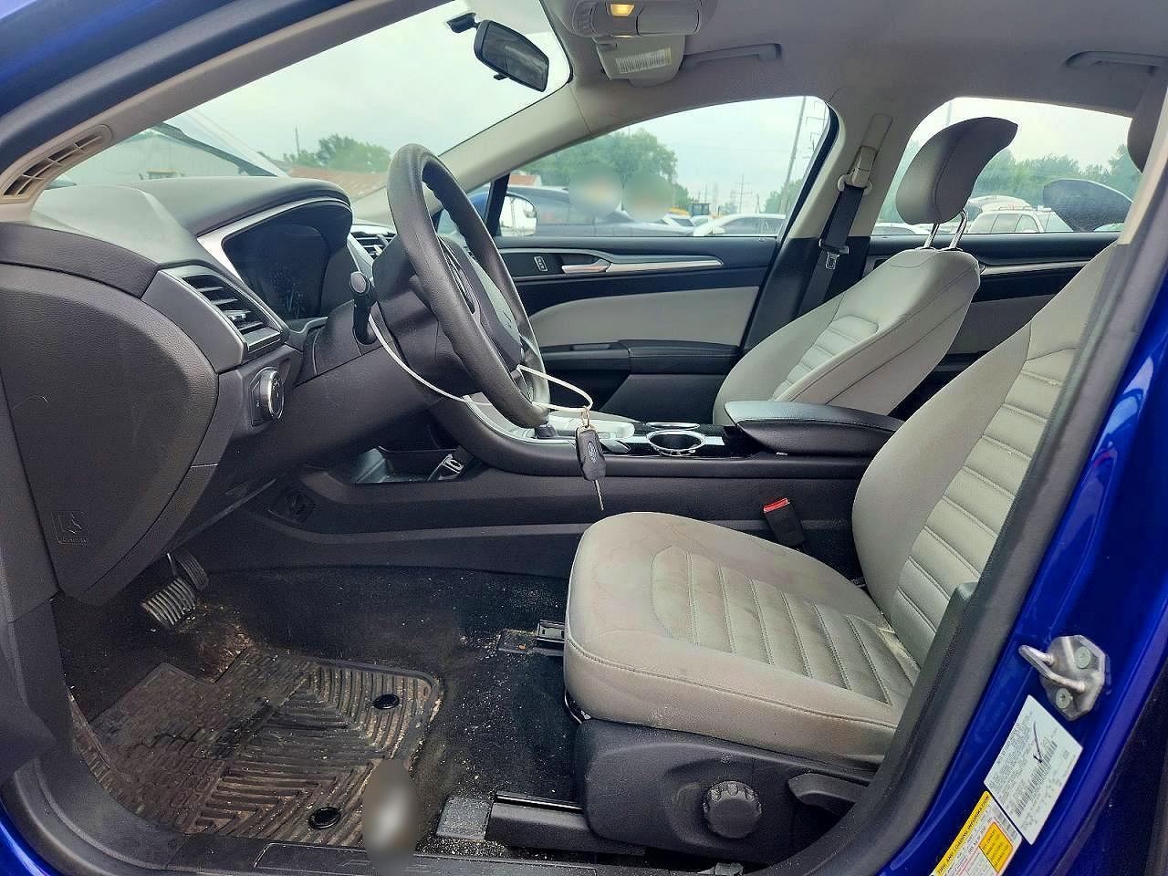 2013 Ford Fusion S Blue vin: 3FA6P0G79DR340381