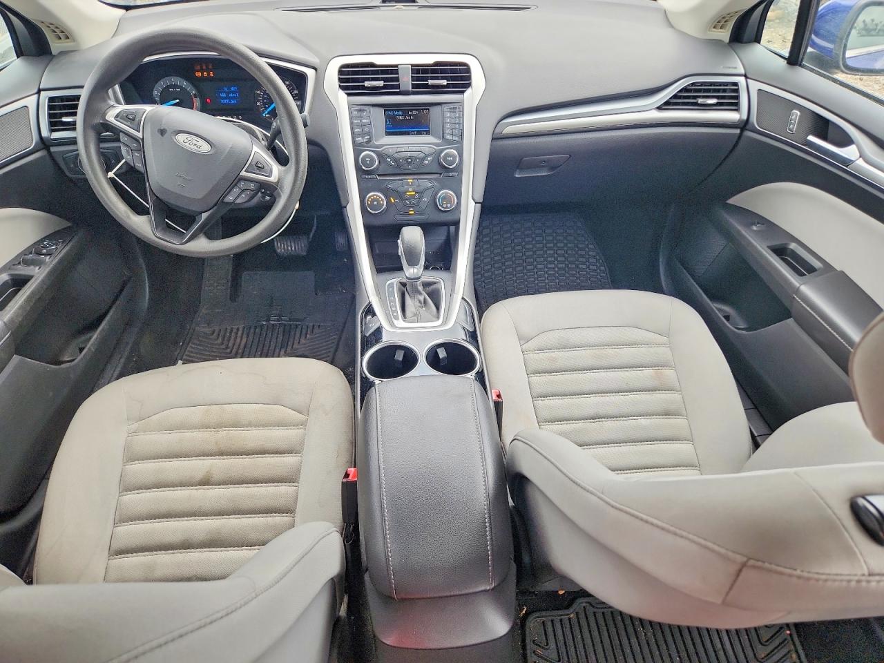 2013 Ford Fusion S Blue vin: 3FA6P0G79DR340381