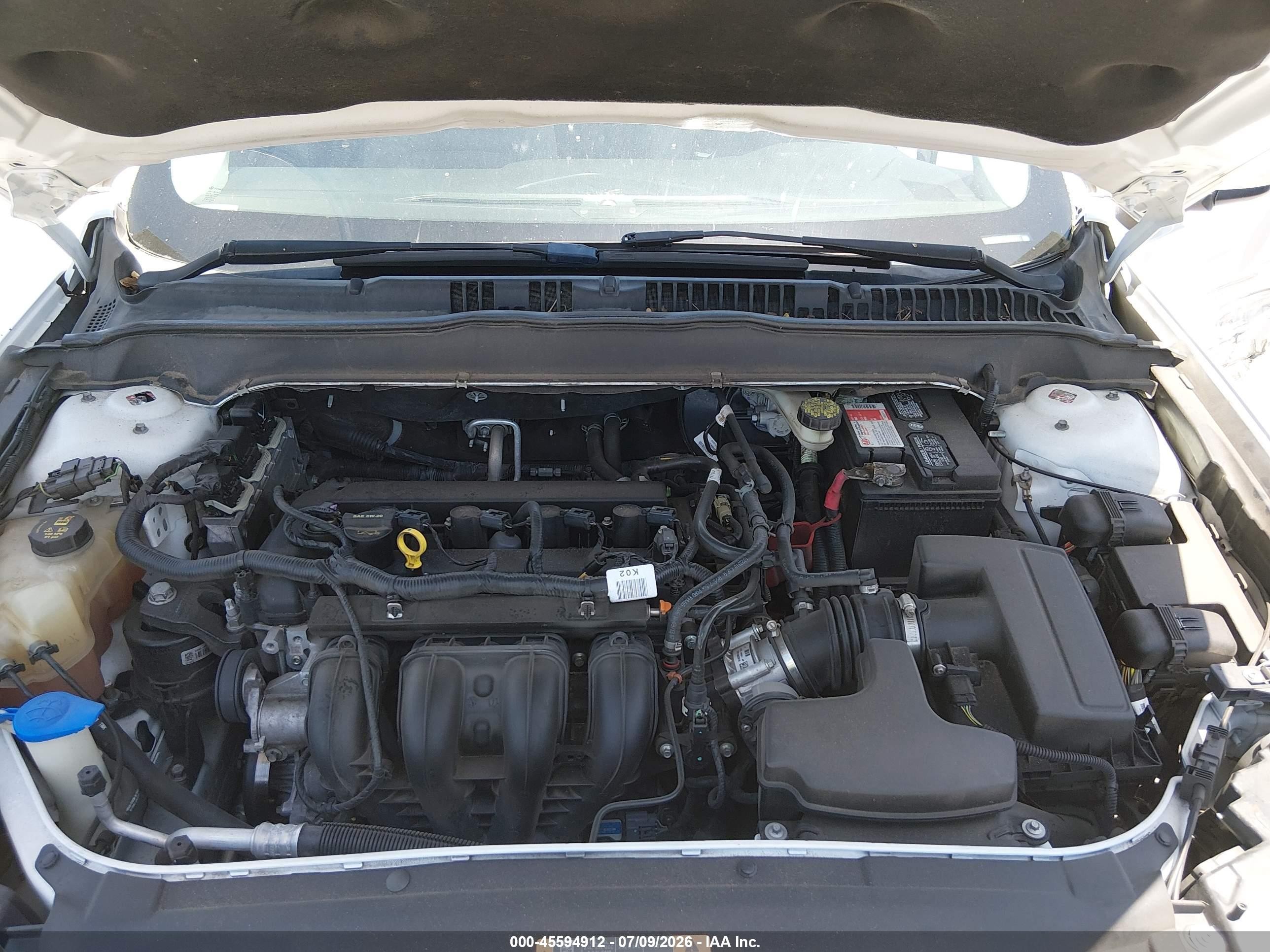 2014 Ford Fusion S Белый vin: 3FA6P0G79ER203961