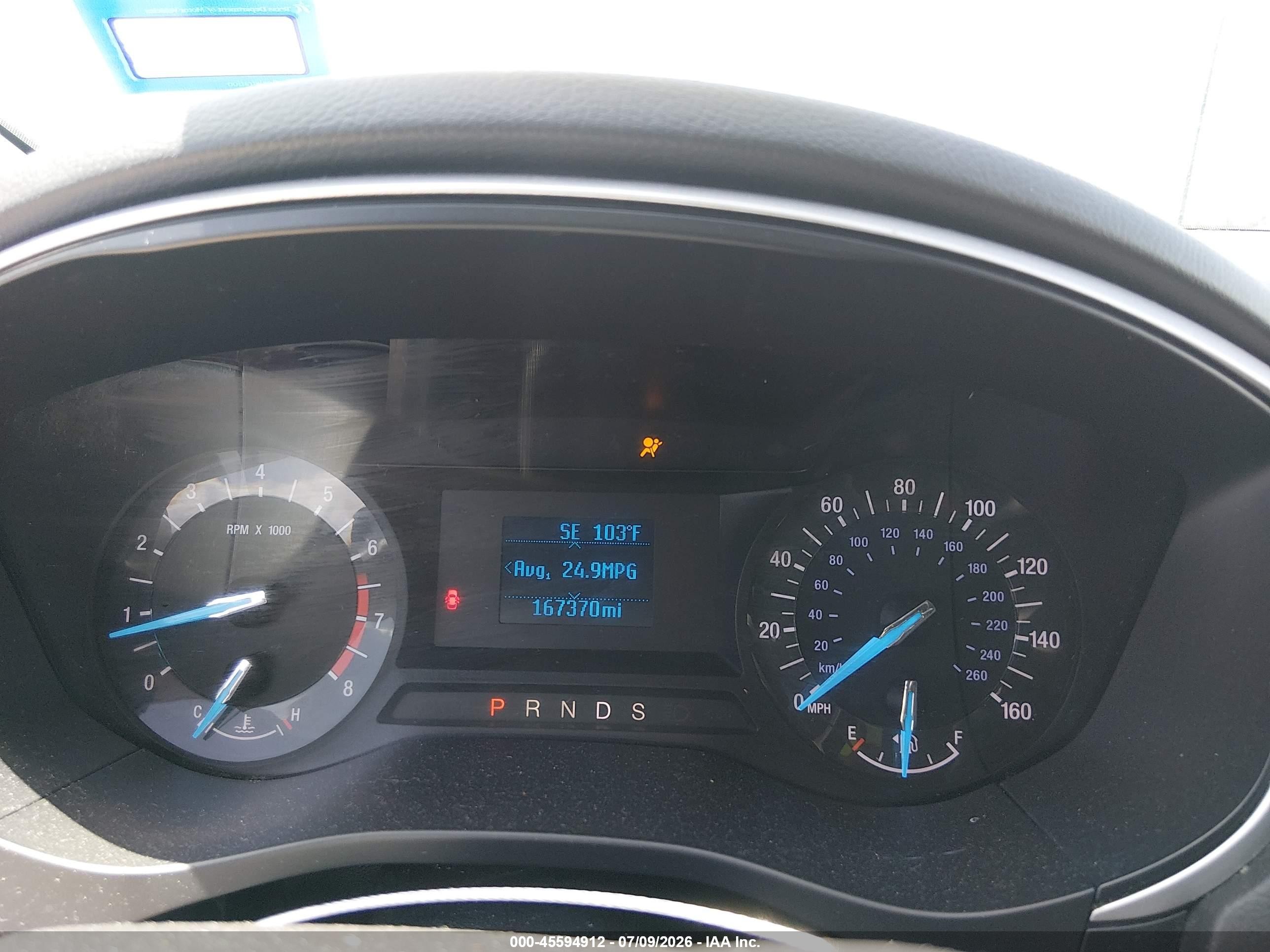 2014 Ford Fusion S Белый vin: 3FA6P0G79ER203961