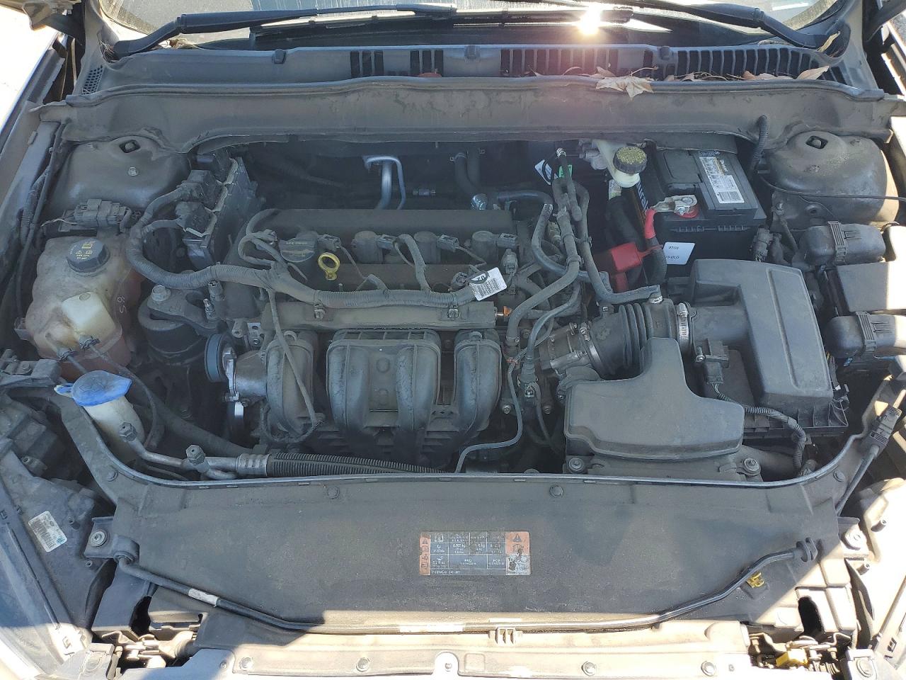 2014 Ford Fusion S Gray vin: 3FA6P0G79ER337305
