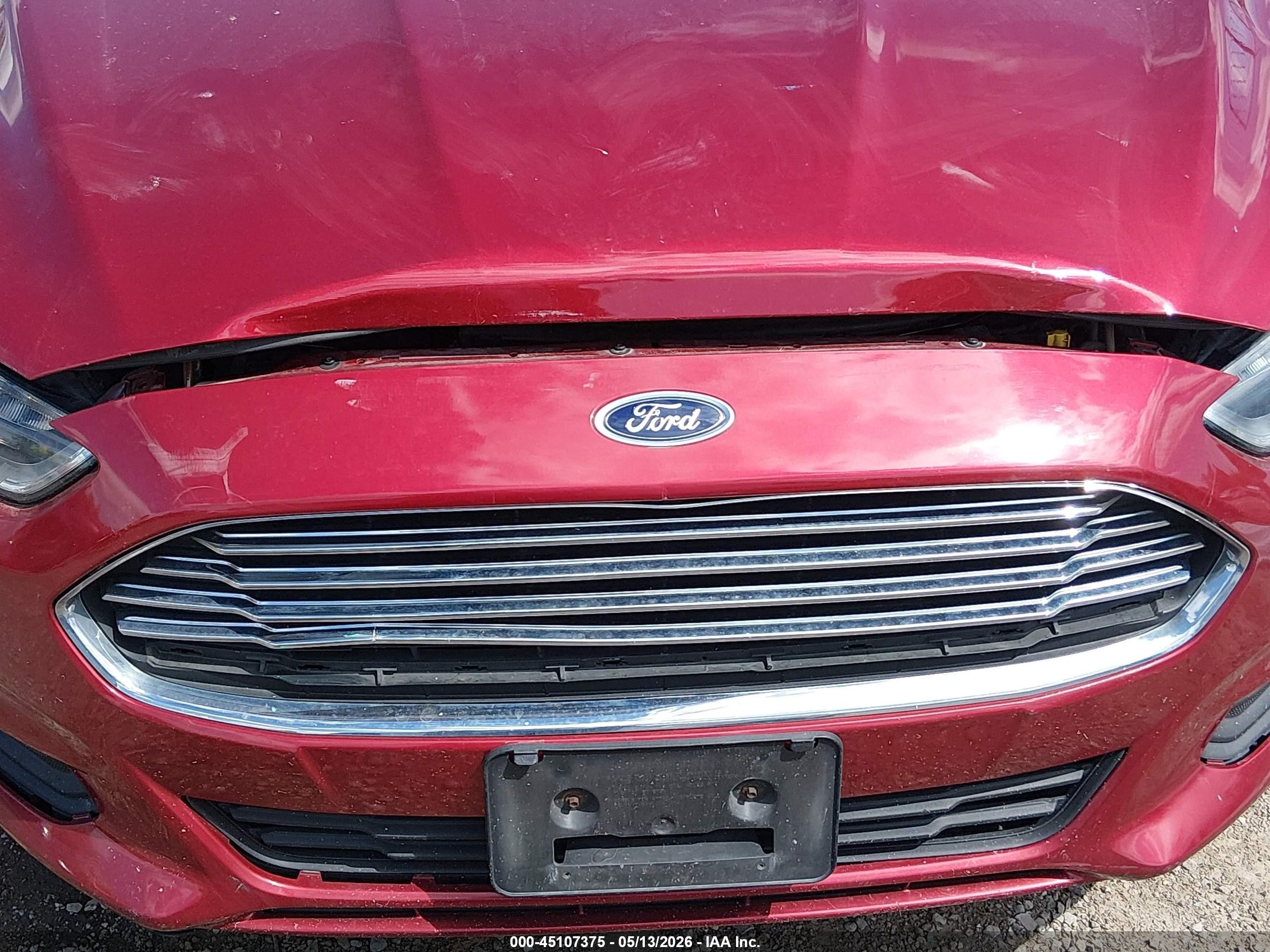 2014 Ford Fusion S Maroon vin: 3FA6P0G79ER364455