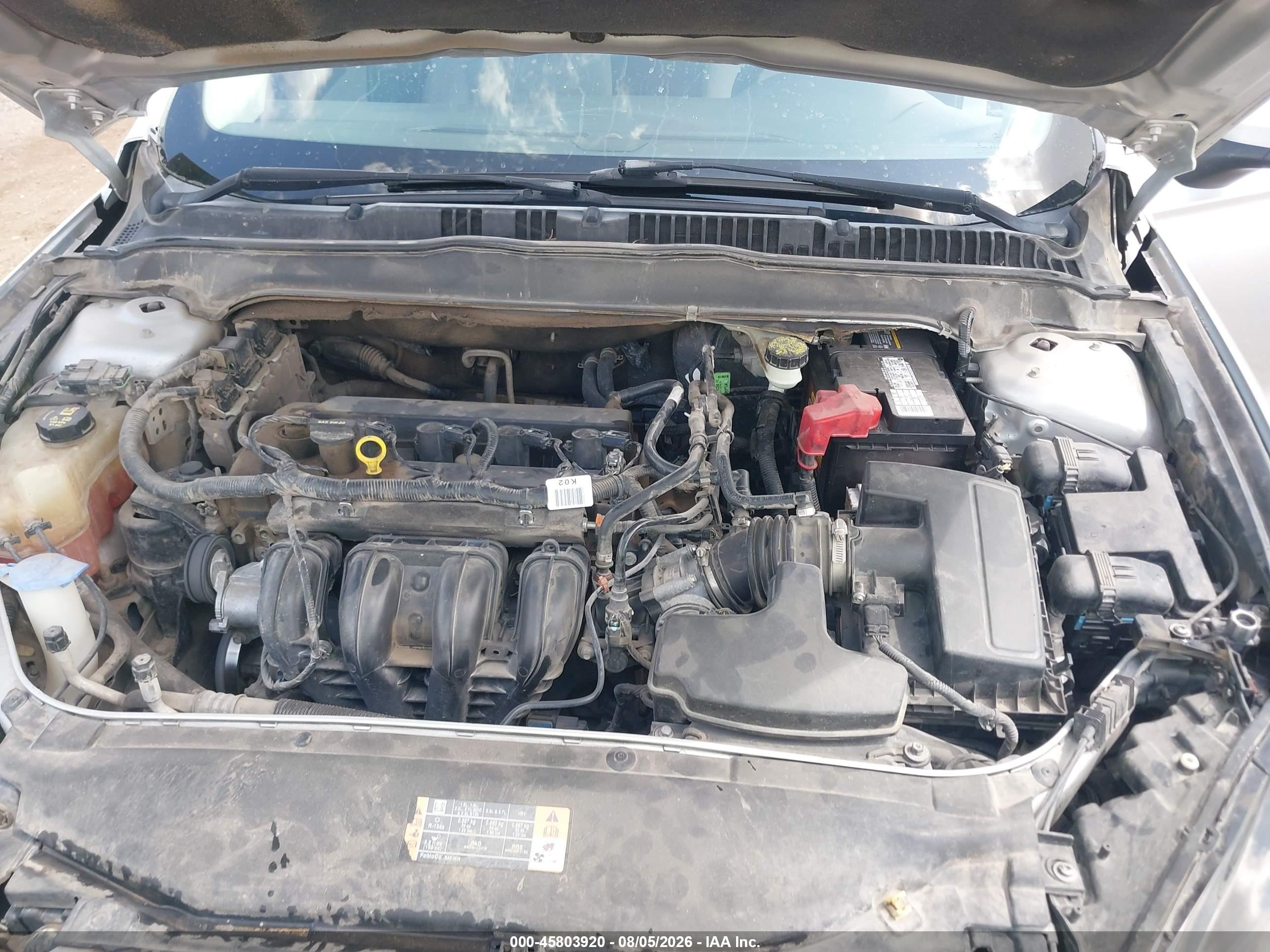 2014 Ford Fusion S Silver vin: 3FA6P0G79ER367632