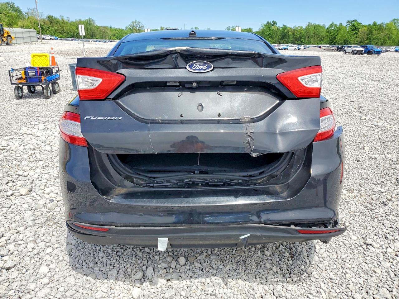 2015 Ford Fusion S Charcoal vin: 3FA6P0G79FR142600