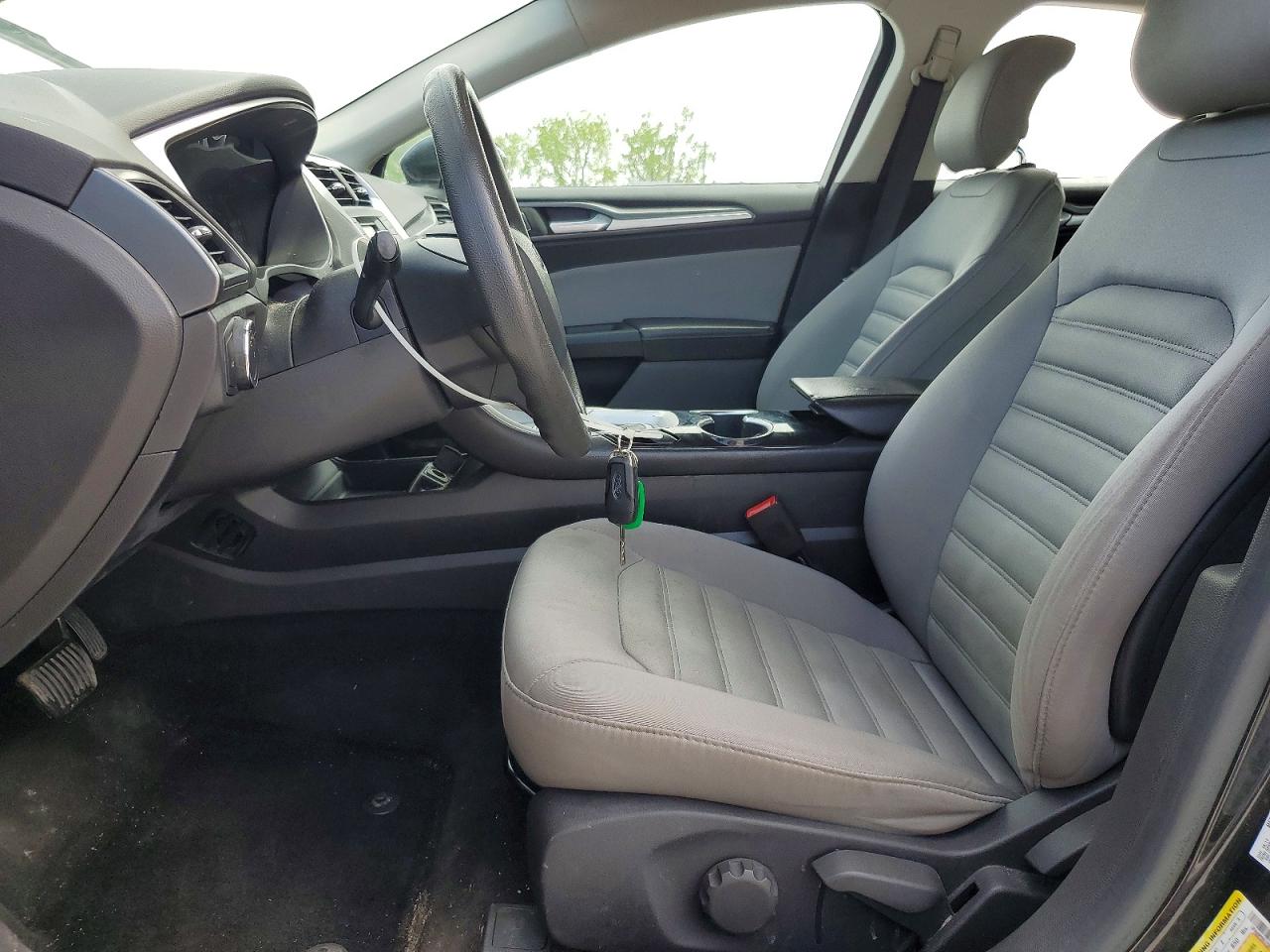 2015 Ford Fusion S Charcoal vin: 3FA6P0G79FR142600