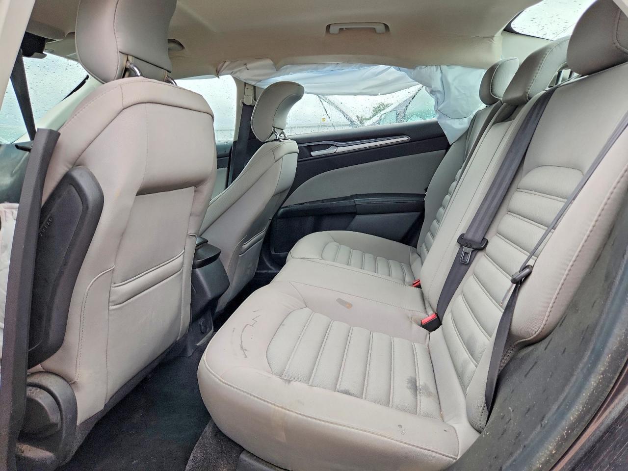2015 Ford Fusion S Gray vin: 3FA6P0G79FR144041