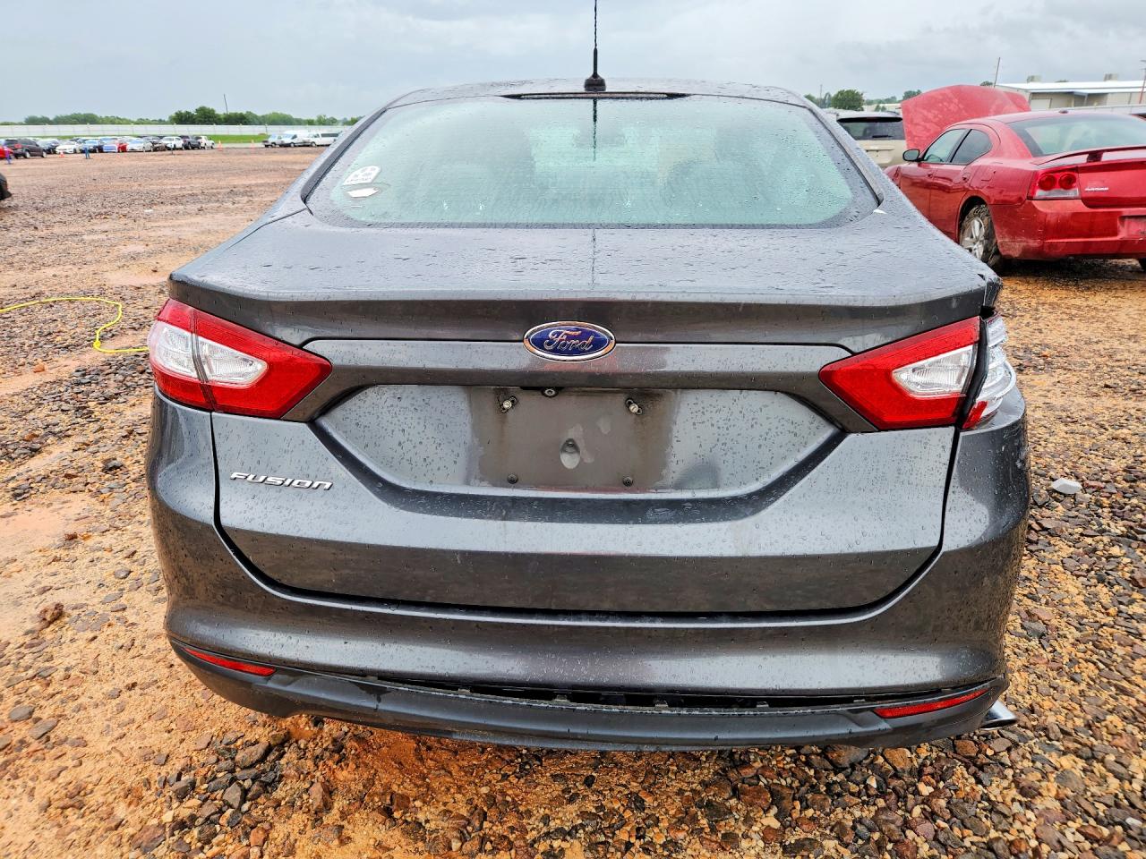2015 Ford Fusion S Gray vin: 3FA6P0G79FR144041
