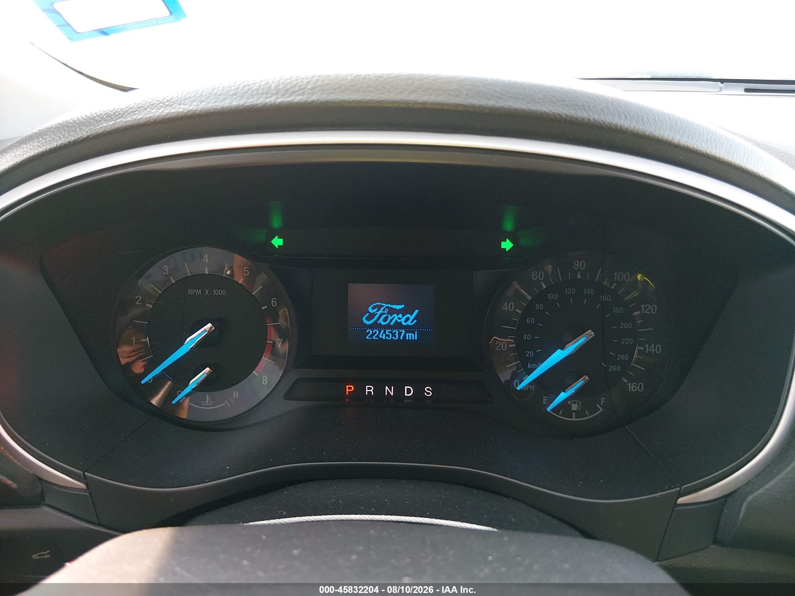 2015 Ford Fusion S Синий vin: 3FA6P0G79FR252630