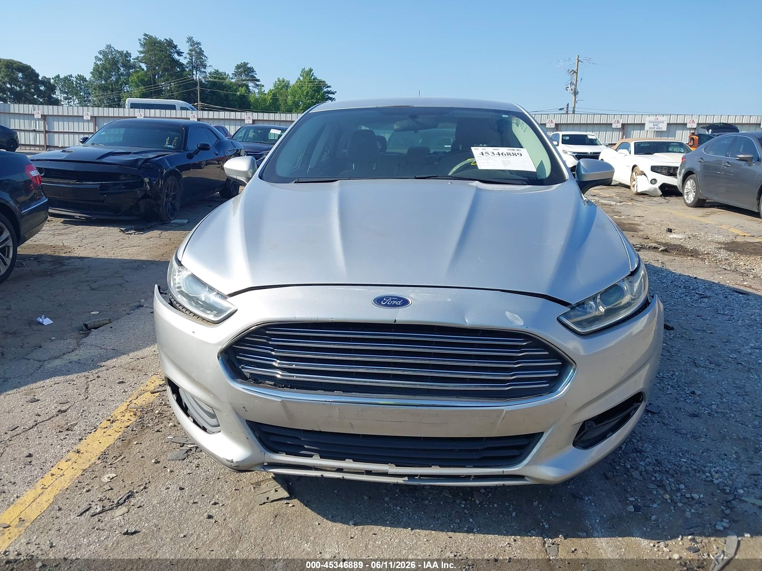 2013 Ford Fusion S Silver vin: 3FA6P0G7XDR265268
