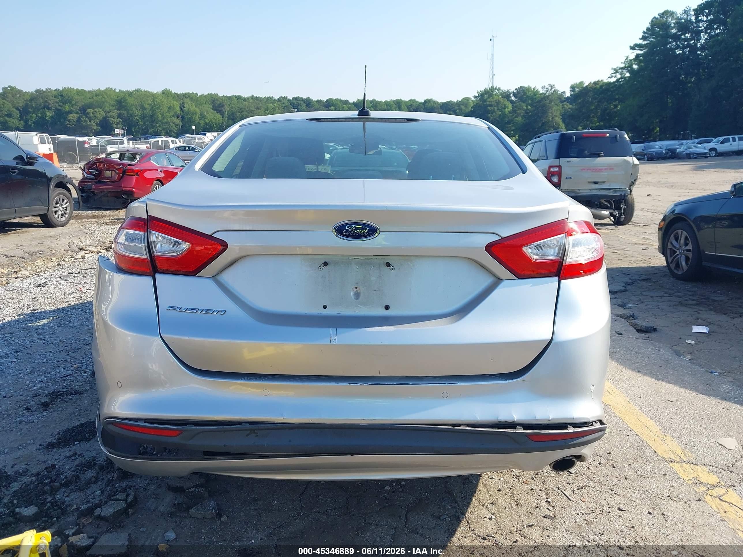 2013 Ford Fusion S Silver vin: 3FA6P0G7XDR265268