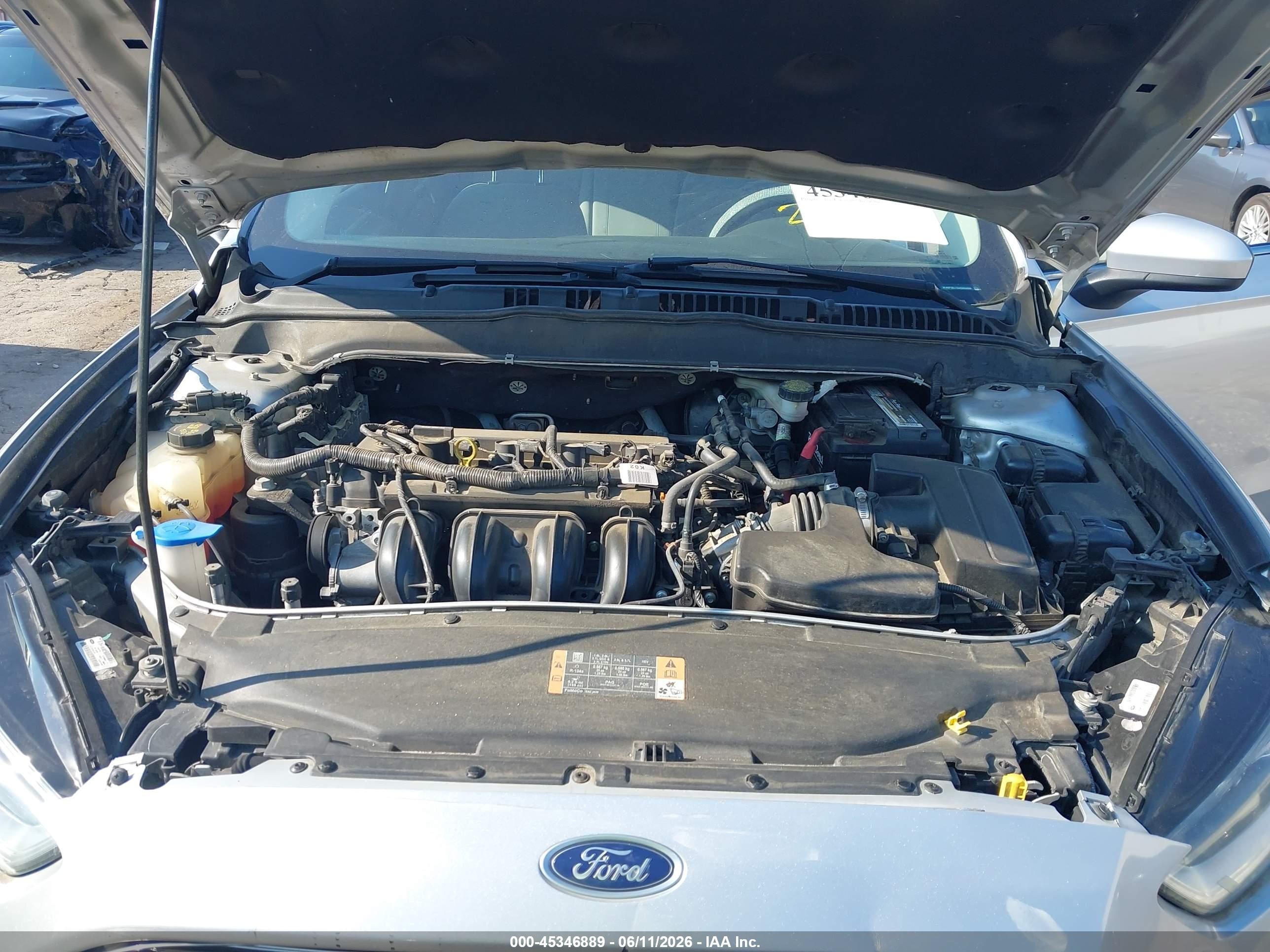 2013 Ford Fusion S Silver vin: 3FA6P0G7XDR265268