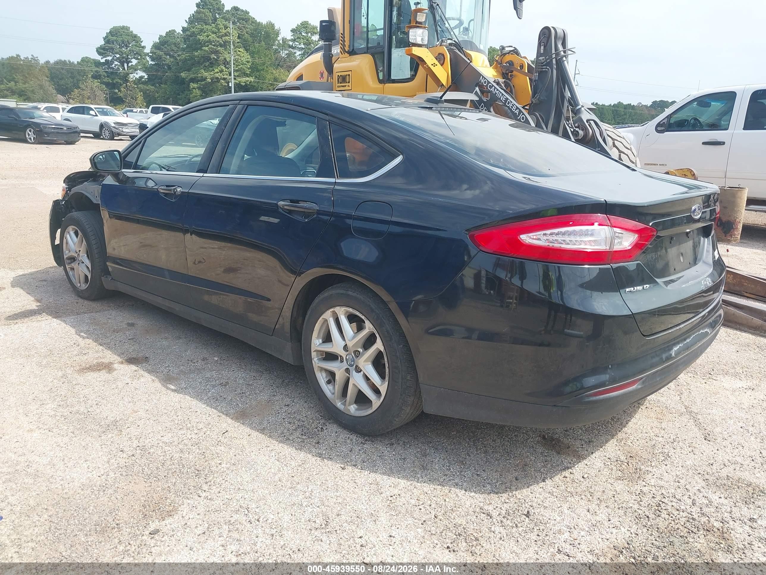 2013 Ford Fusion S Black vin: 3FA6P0G7XDR360493