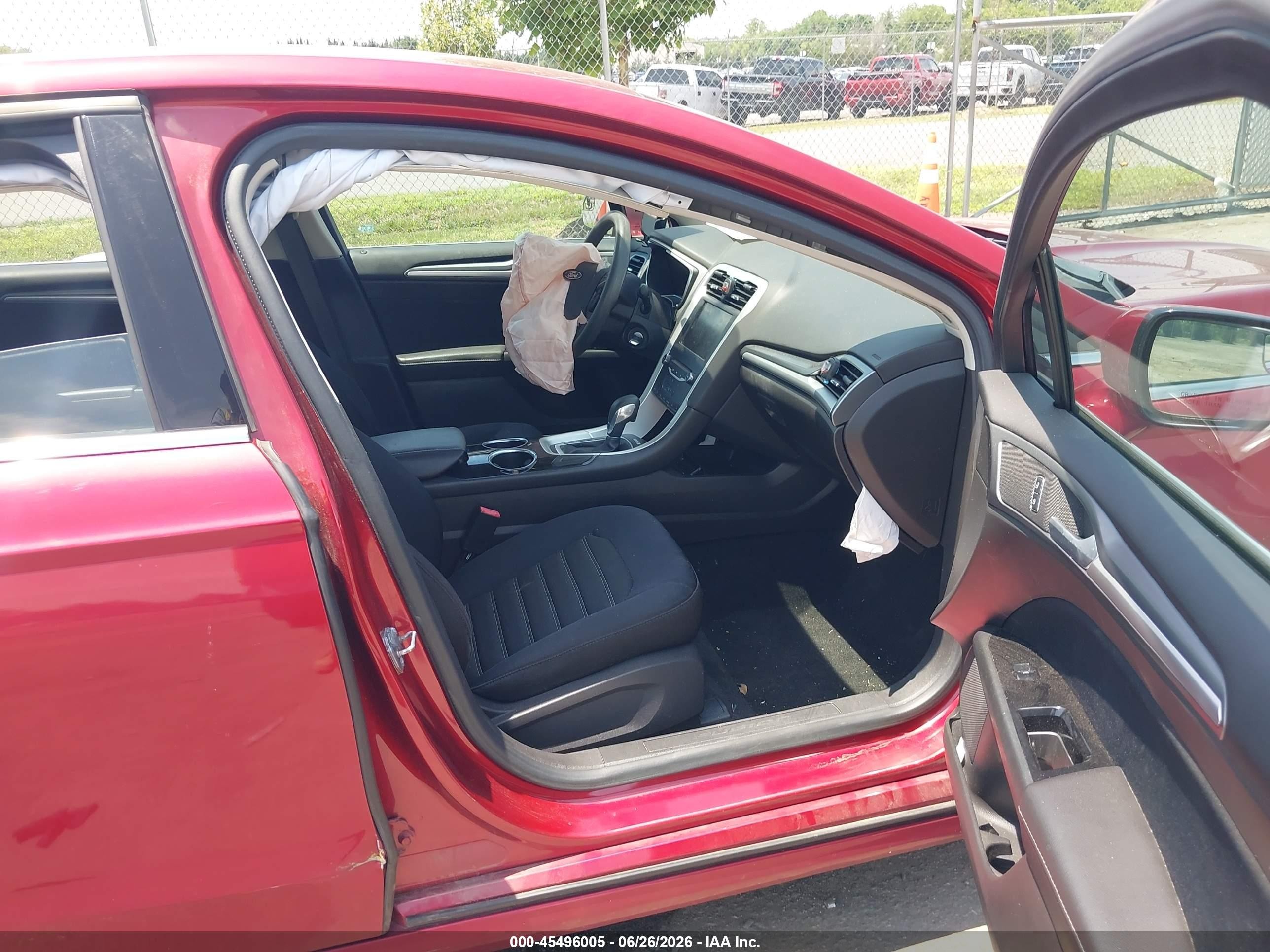 2013 Ford Fusion Se Red vin: 3FA6P0H70DR139404