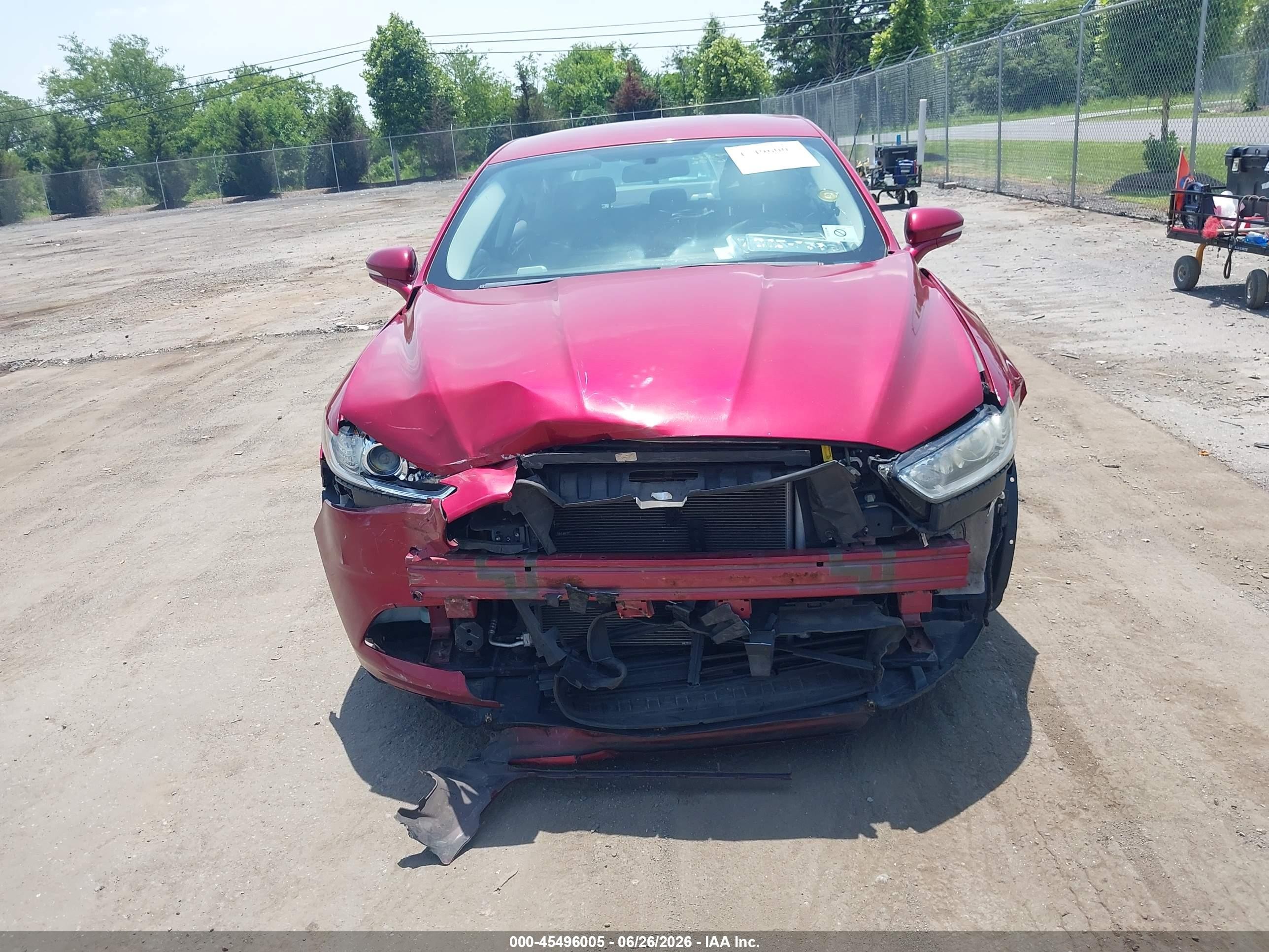 2013 Ford Fusion Se Red vin: 3FA6P0H70DR139404