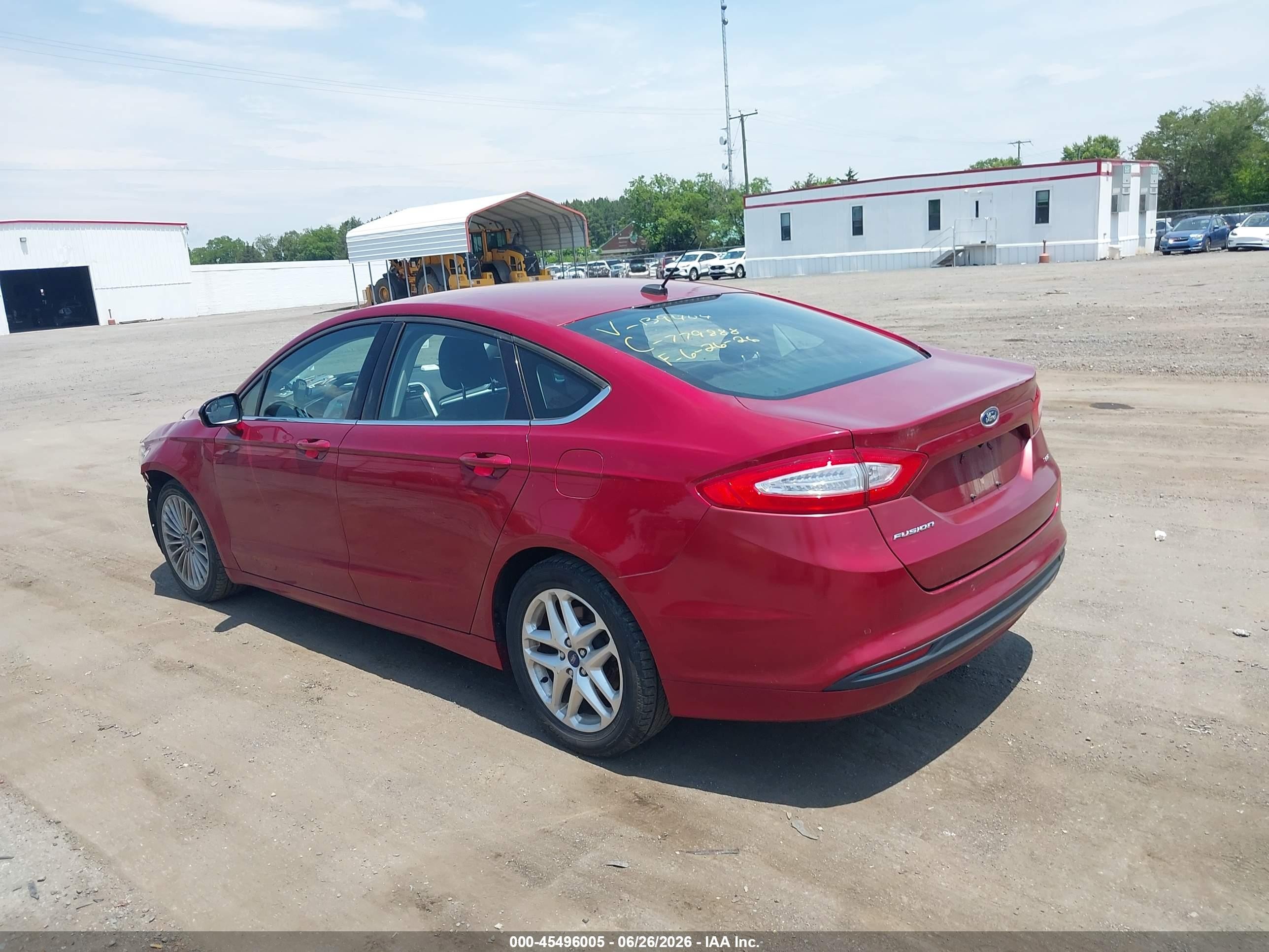2013 Ford Fusion Se Red vin: 3FA6P0H70DR139404