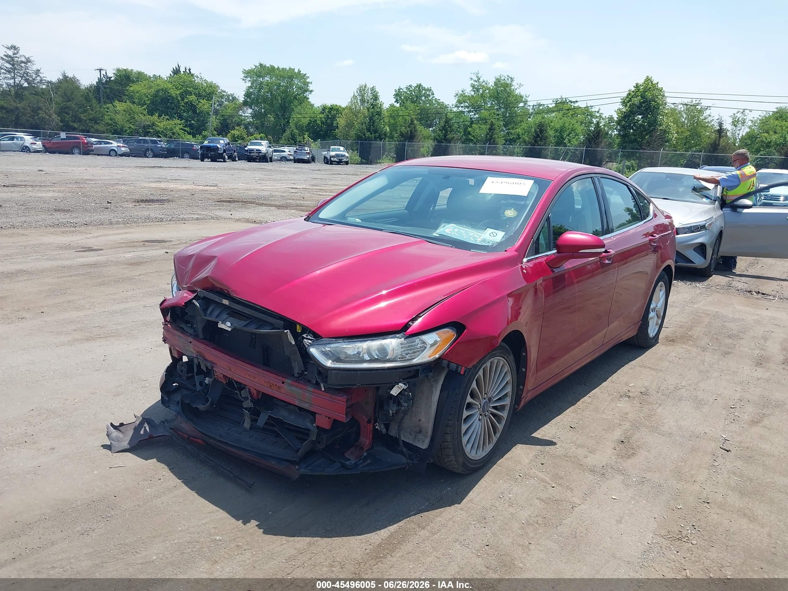 2013 Ford Fusion Se Red vin: 3FA6P0H70DR139404