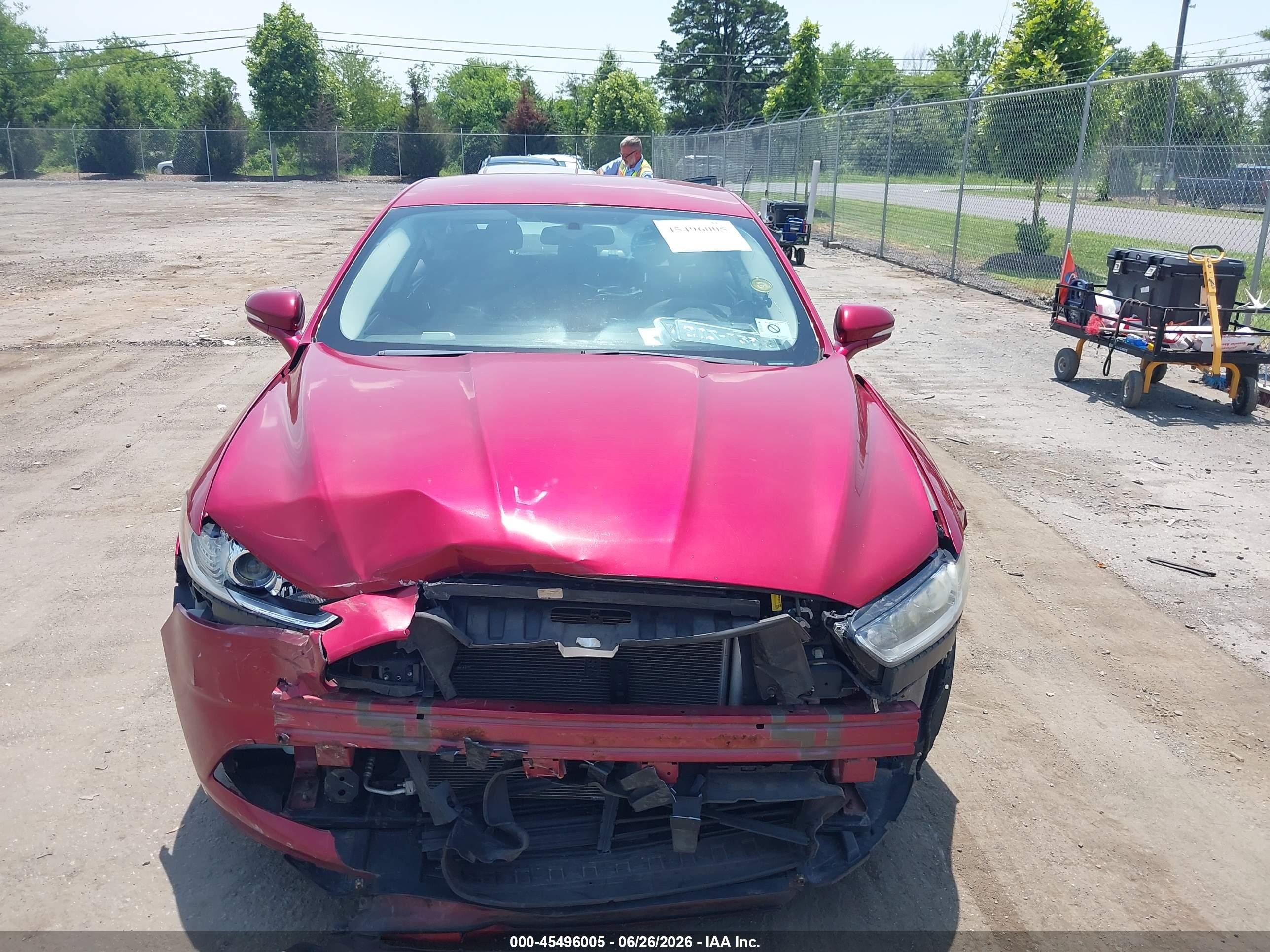 2013 Ford Fusion Se Red vin: 3FA6P0H70DR139404