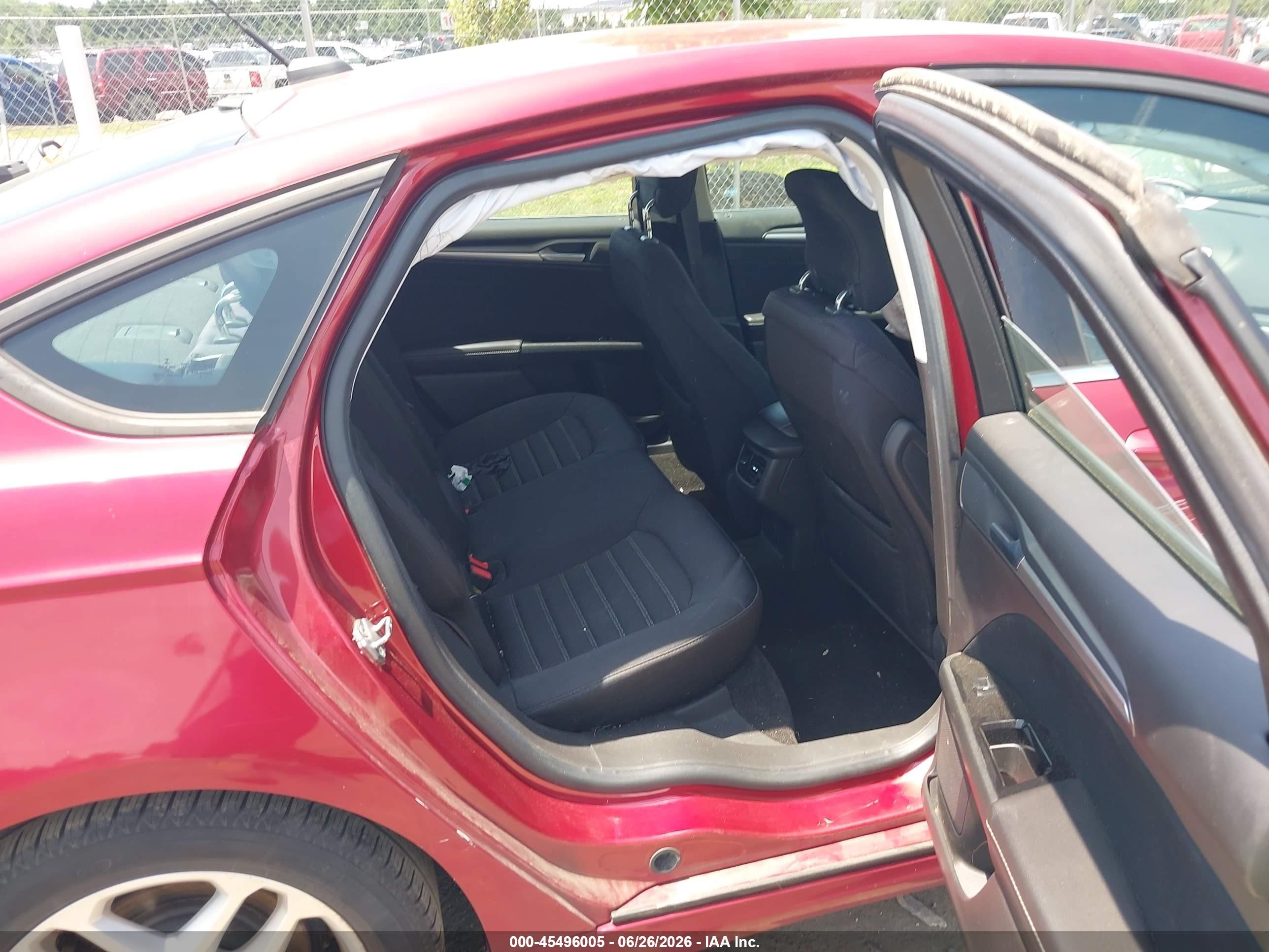 2013 Ford Fusion Se Red vin: 3FA6P0H70DR139404