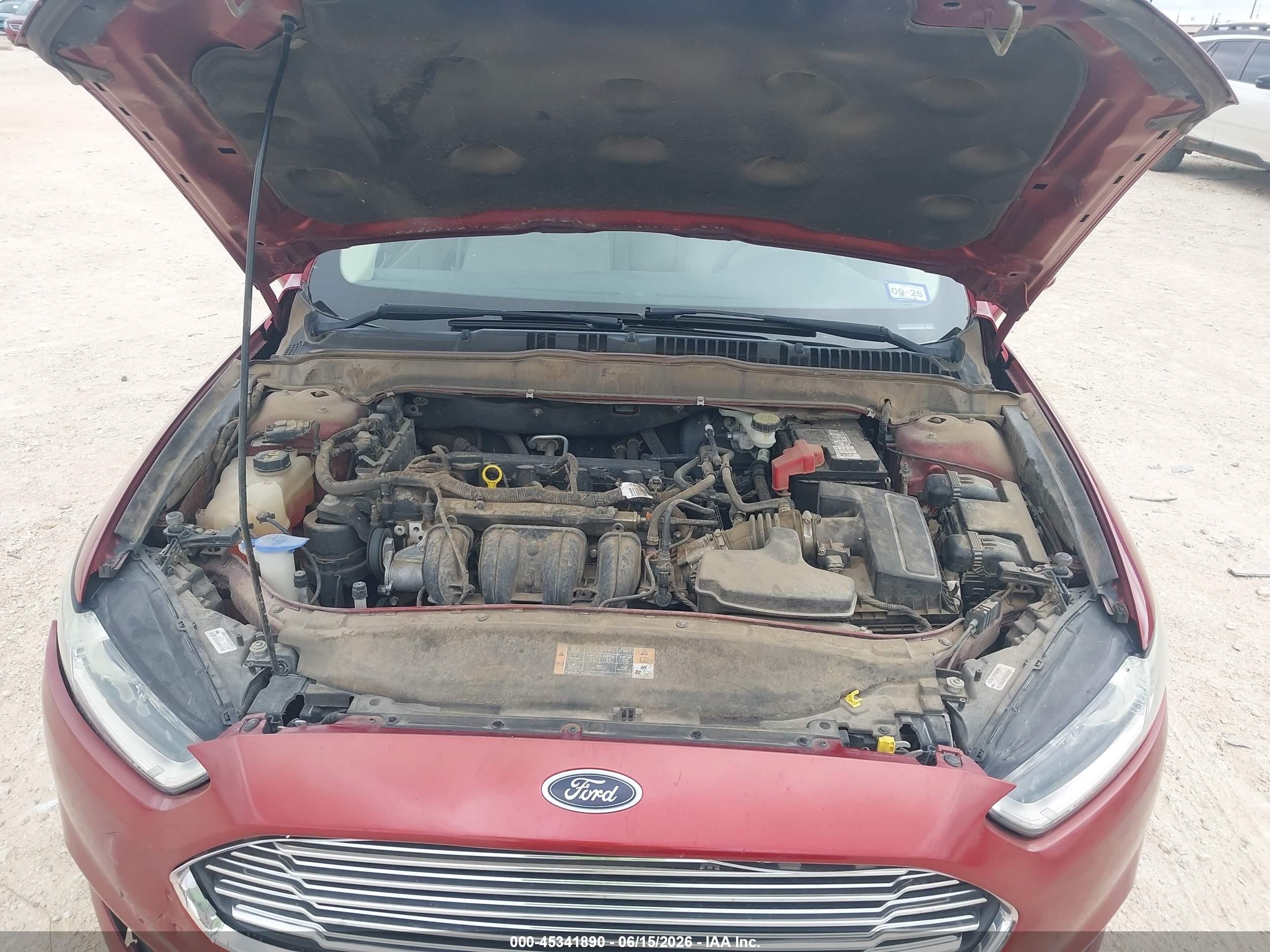2013 Ford Fusion Se Red vin: 3FA6P0H70DR140908